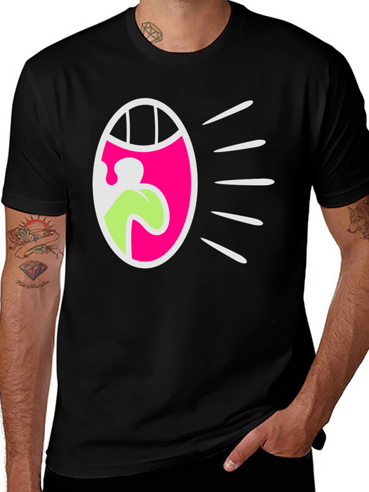 Vibrant Graphic Print T-Shirt - Modern Streetwear