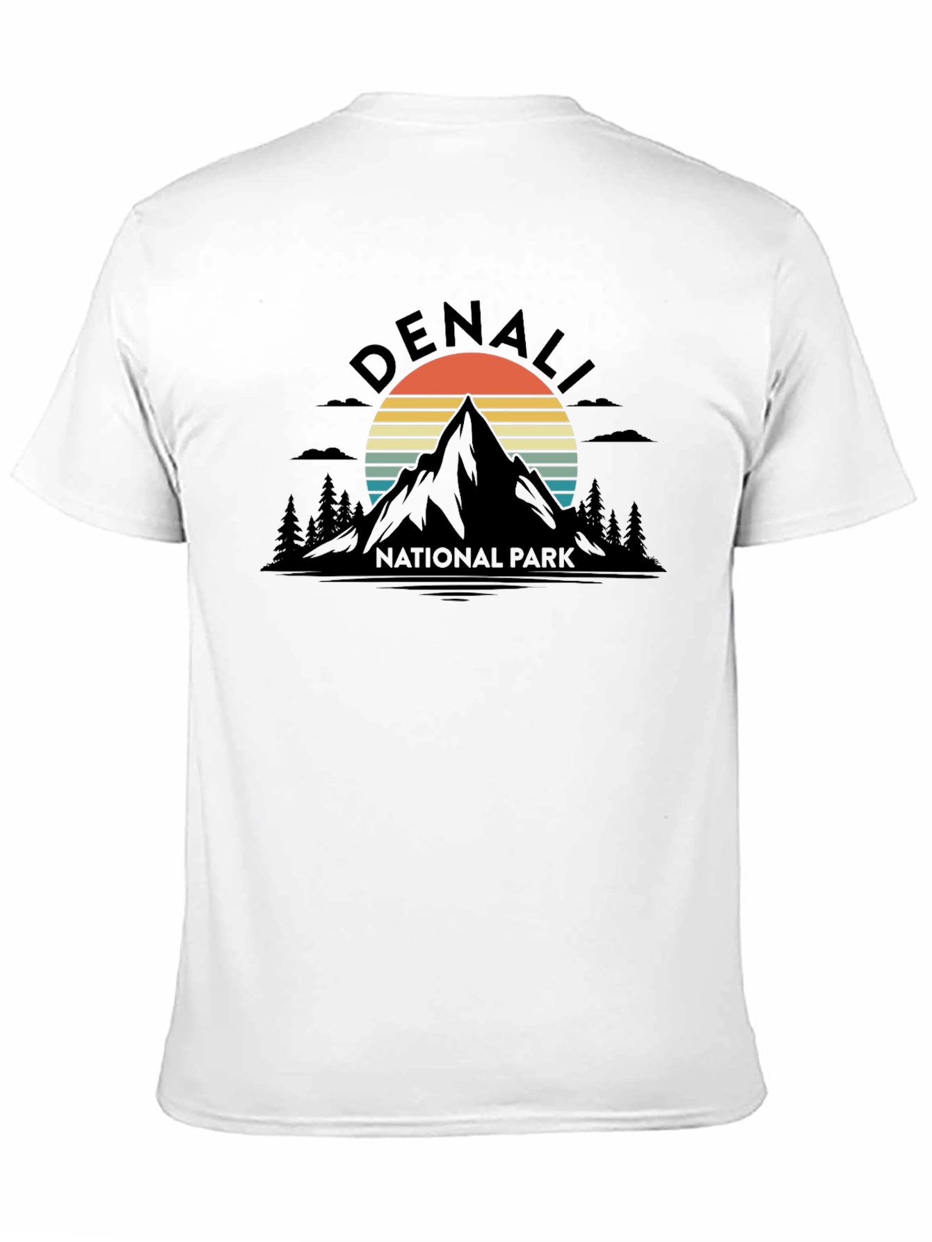 Denali National Park Graphic Tee - Retro Mountain T-Shirt
