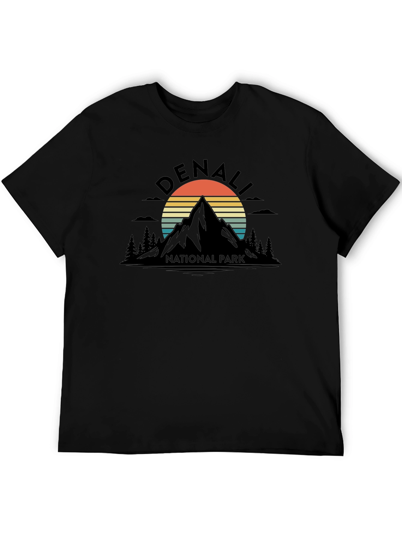 Denali National Park Graphic Tee - Retro Mountain T-Shirt
