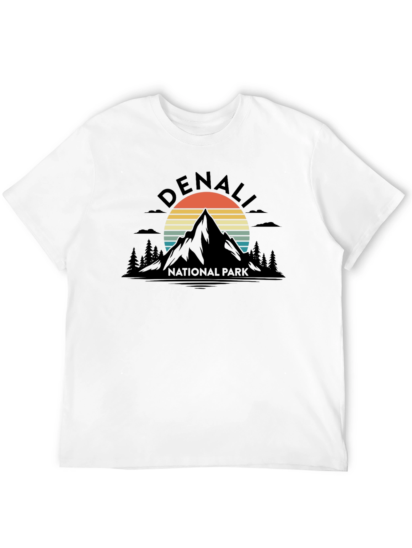 Denali National Park Graphic Tee - Retro Mountain T-Shirt