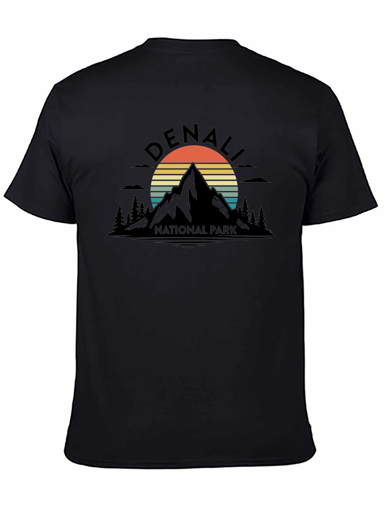 Denali National Park Graphic Tee - Retro Mountain T-Shirt