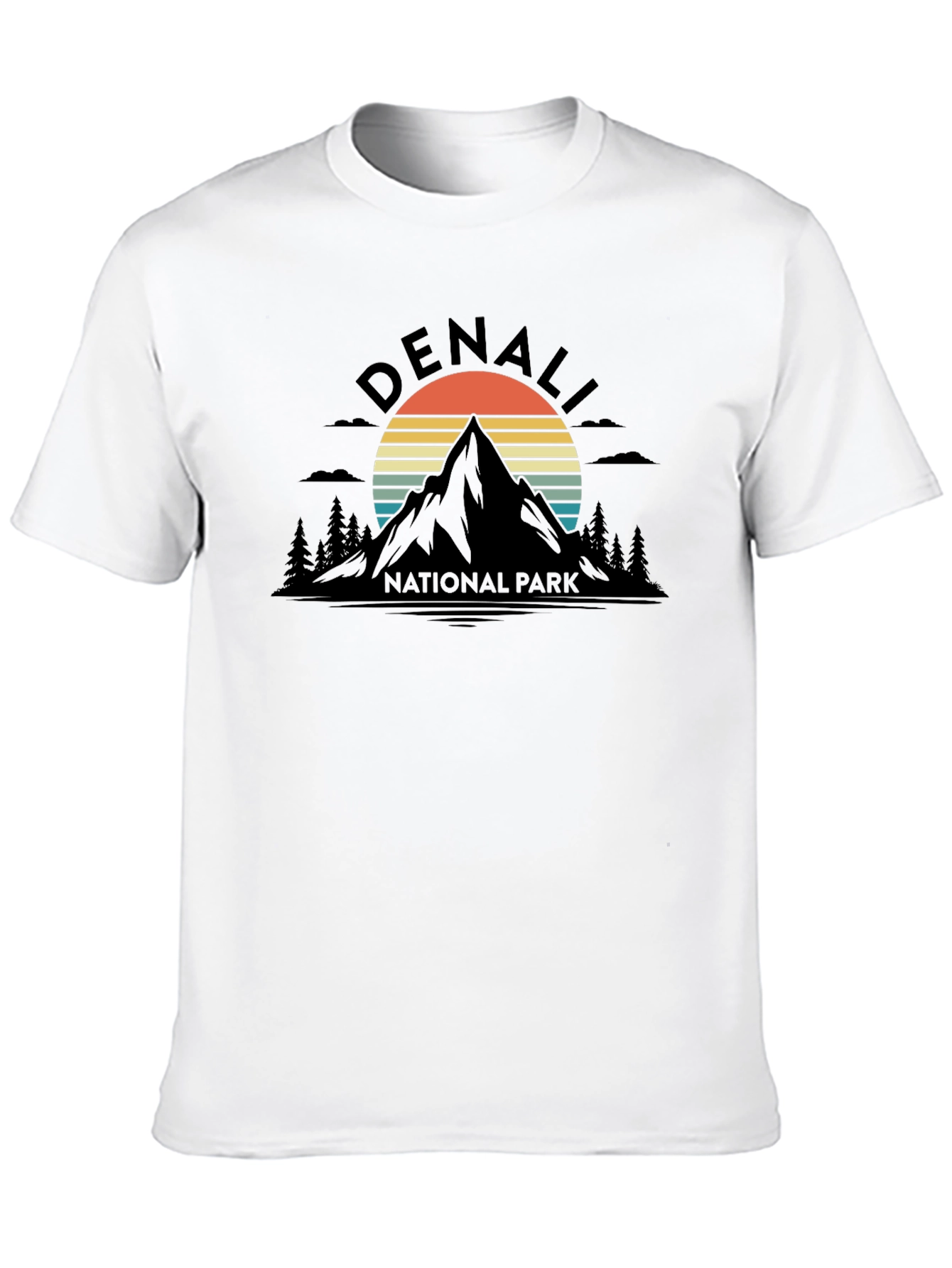 Denali National Park Graphic Tee - Retro Mountain T-Shirt