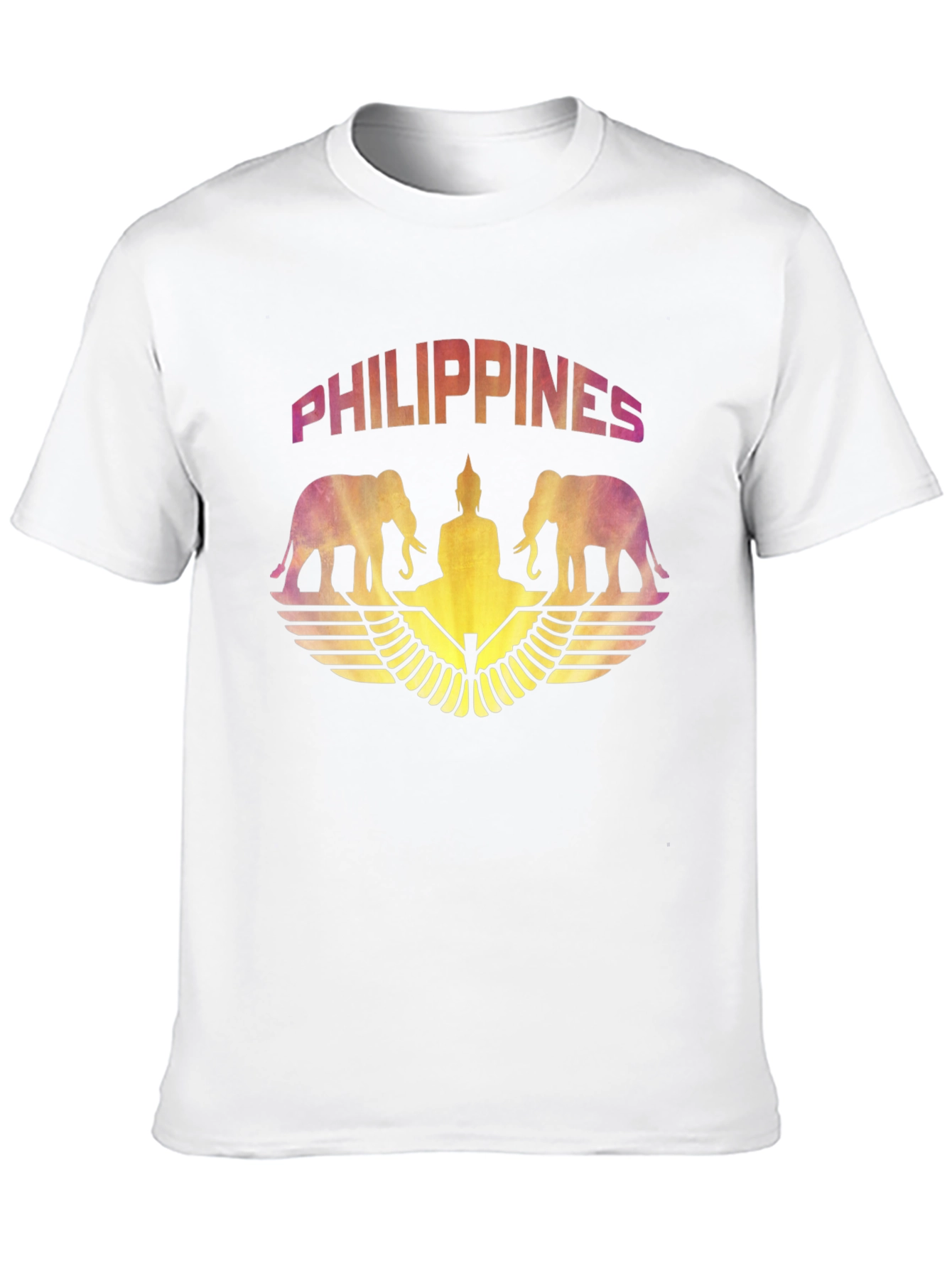 Philippines Elephant Buddha Graphic T-Shirt