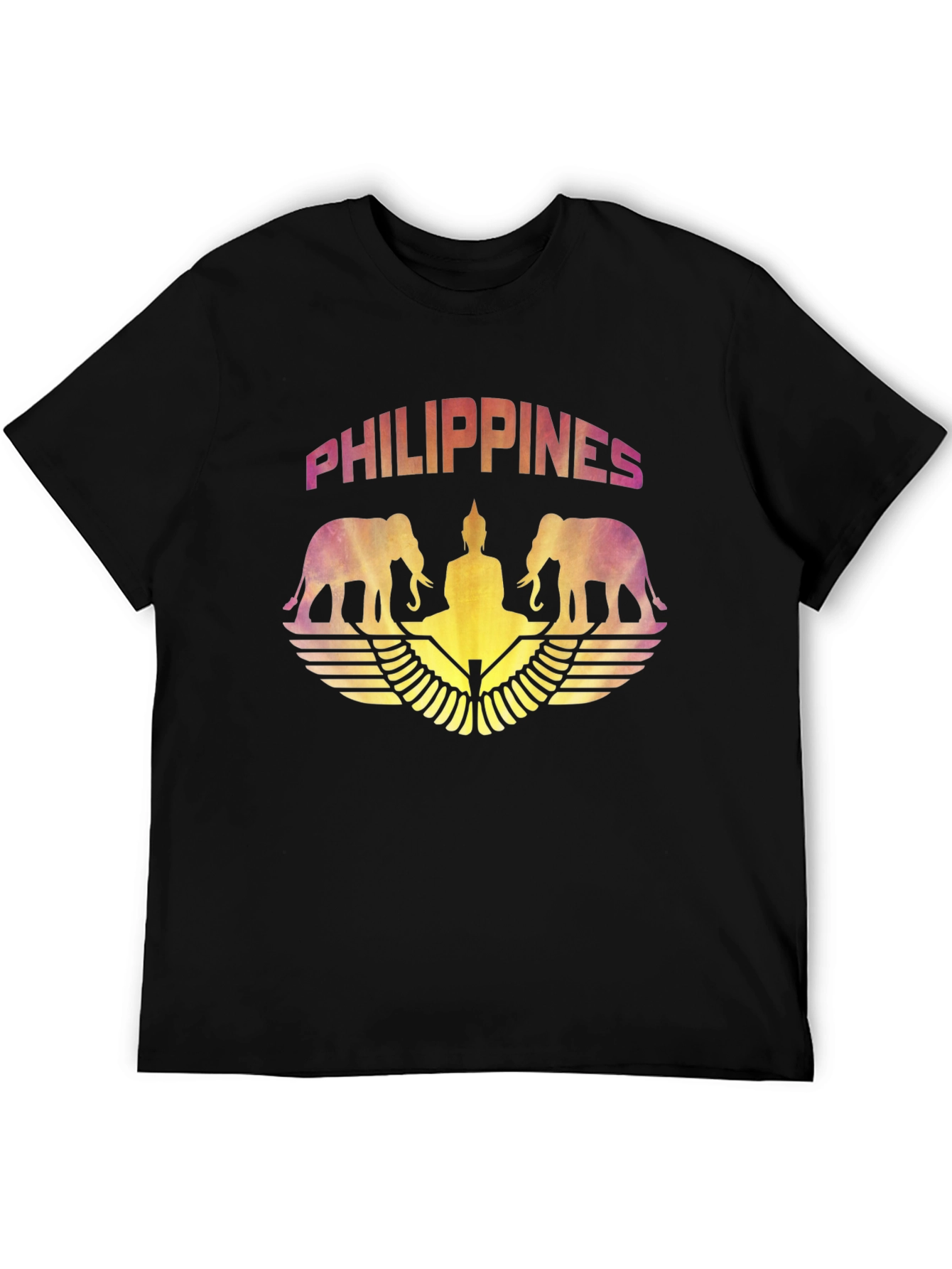 Philippines Elephant Buddha Graphic T-Shirt