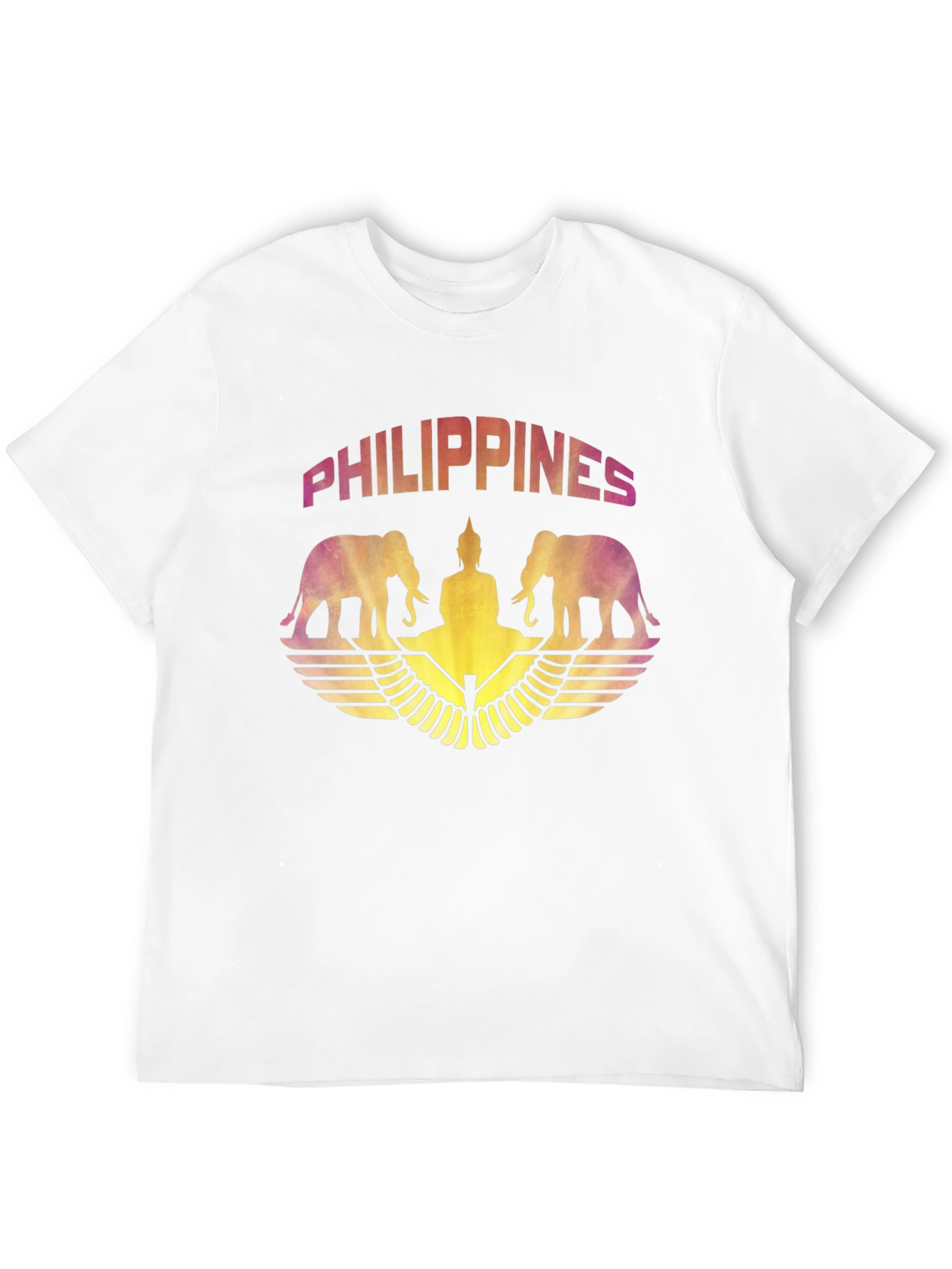 Philippines Elephant Buddha Graphic T-Shirt