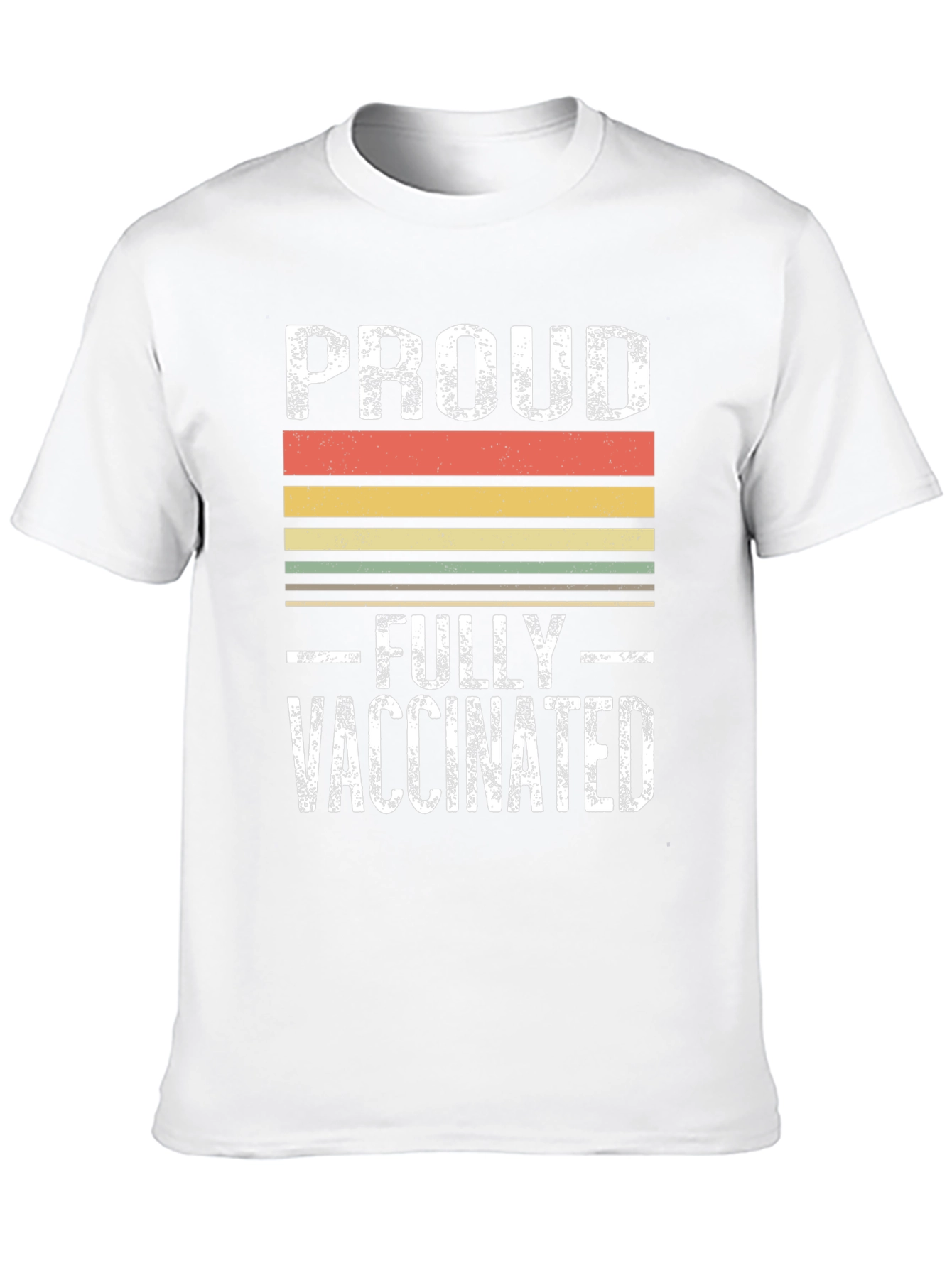 Proud Fully Vaccinated T-Shirt Retro Design