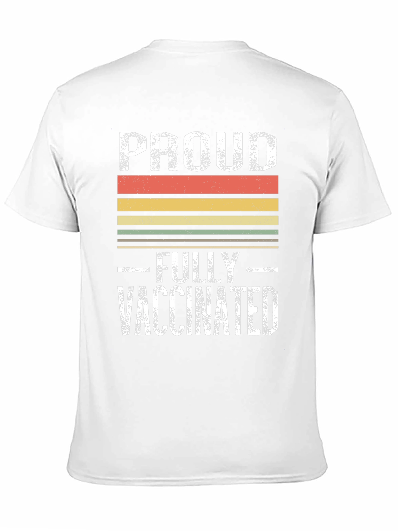 Proud Fully Vaccinated T-Shirt Retro Design