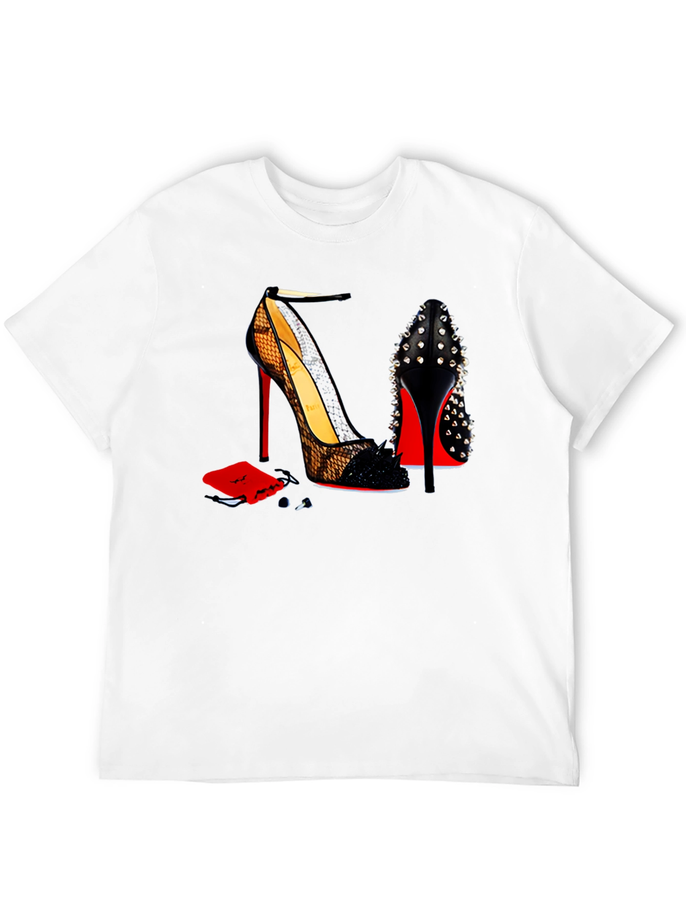 High Heel Shoes T-Shirt - Fashionable Graphic Tee