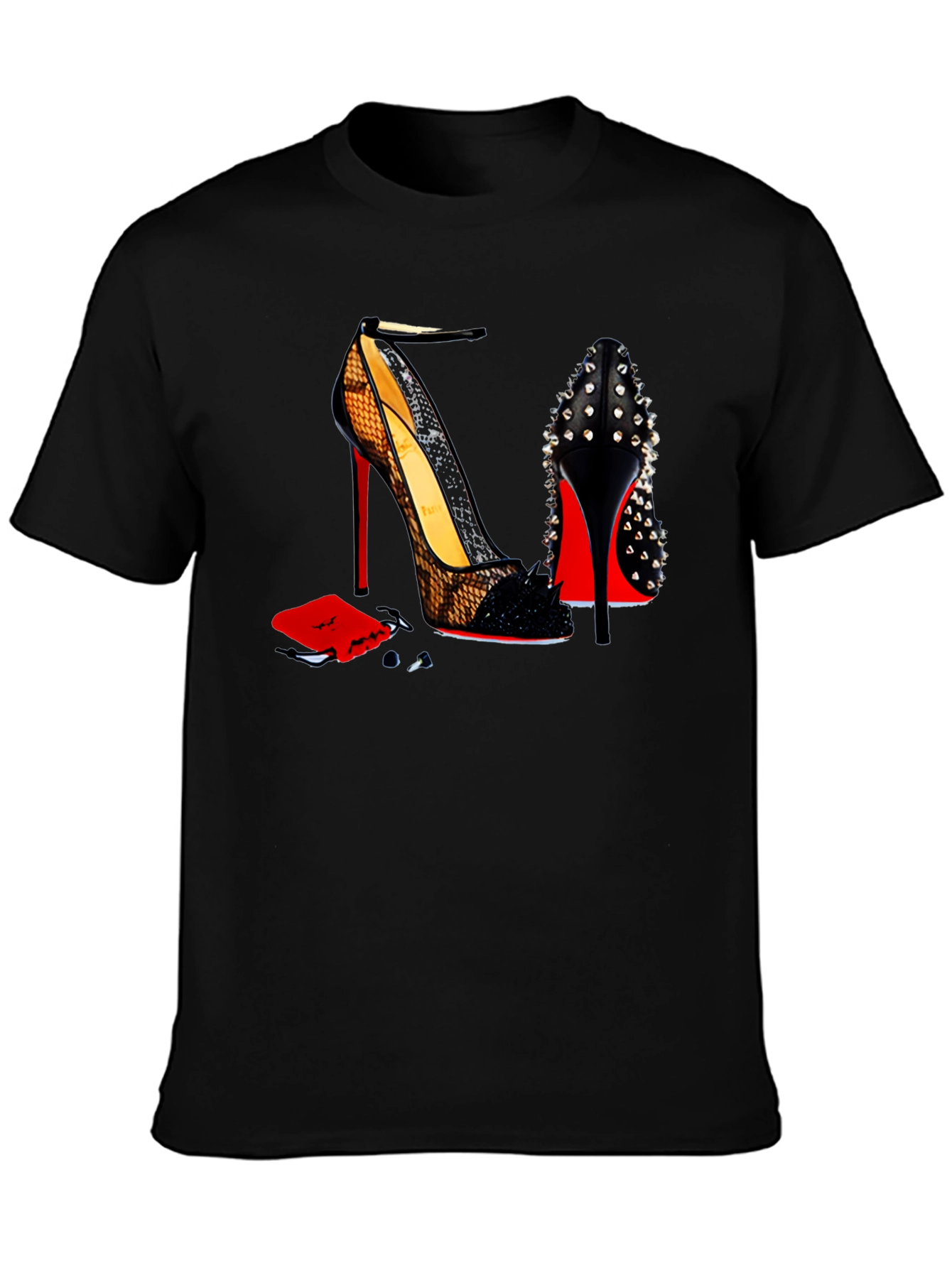 High Heel Shoes T-Shirt - Fashionable Graphic Tee