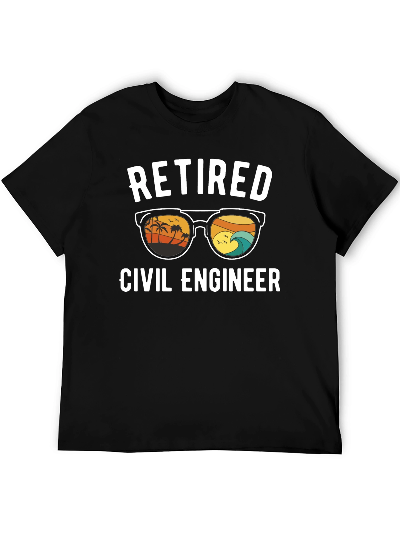 Retired Civil Engineer Graphic T-Shirt