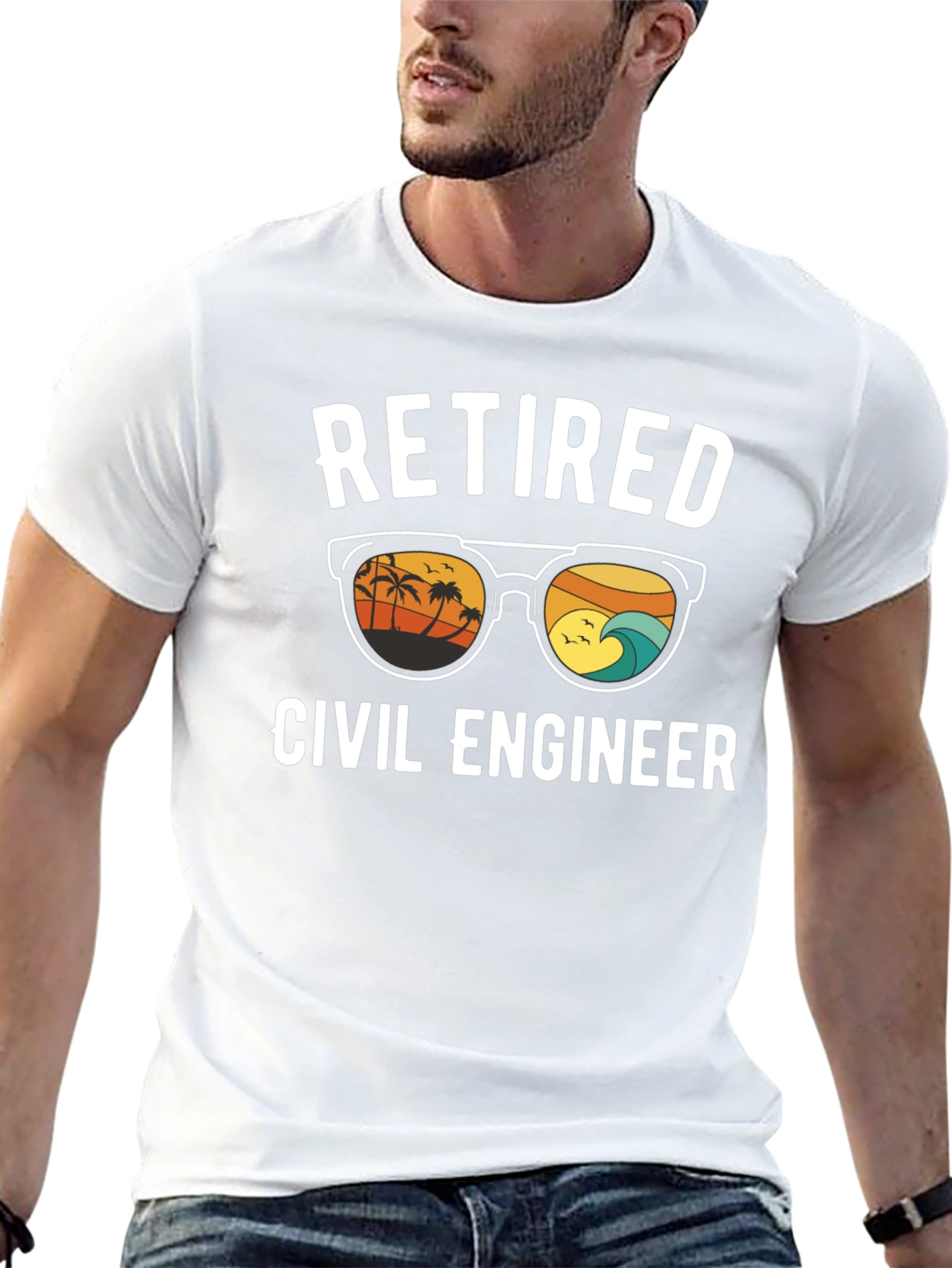 Retired Civil Engineer Graphic T-Shirt