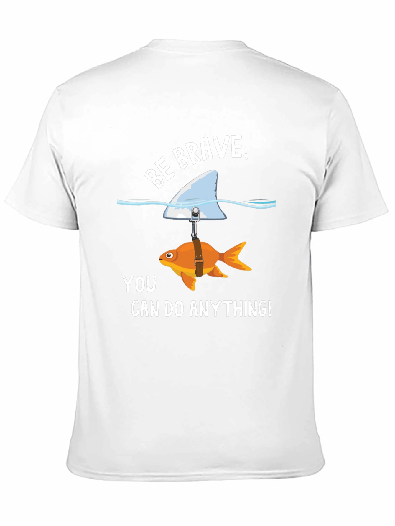 Be Brave Goldfish Shark Fin T-Shirt