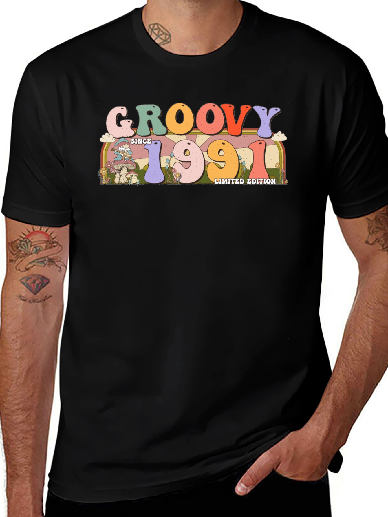 Groovy Since 1991 Limited Edition Black T-Shirt