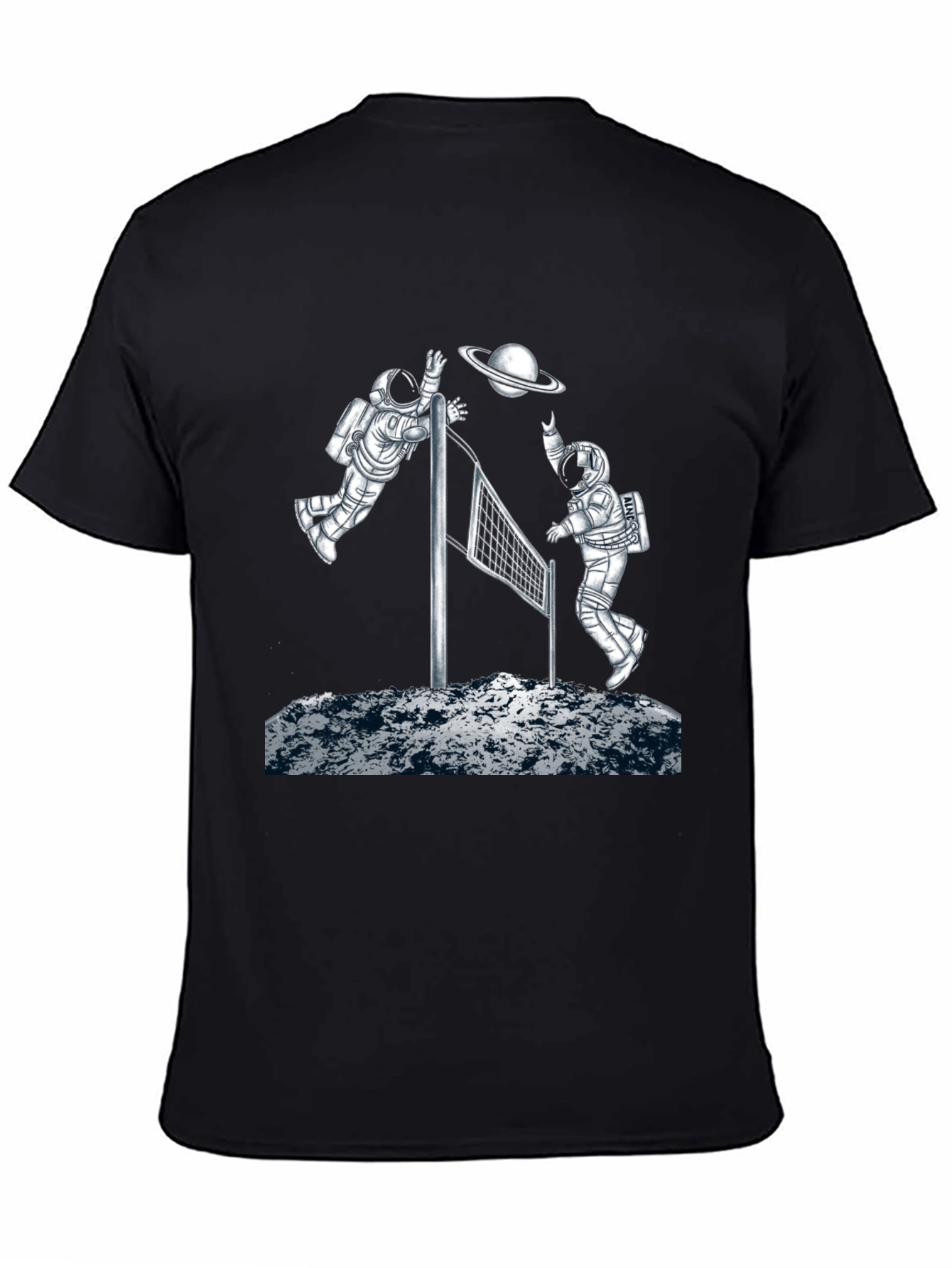 Astronaut Volleyball Graphic T-Shirt
