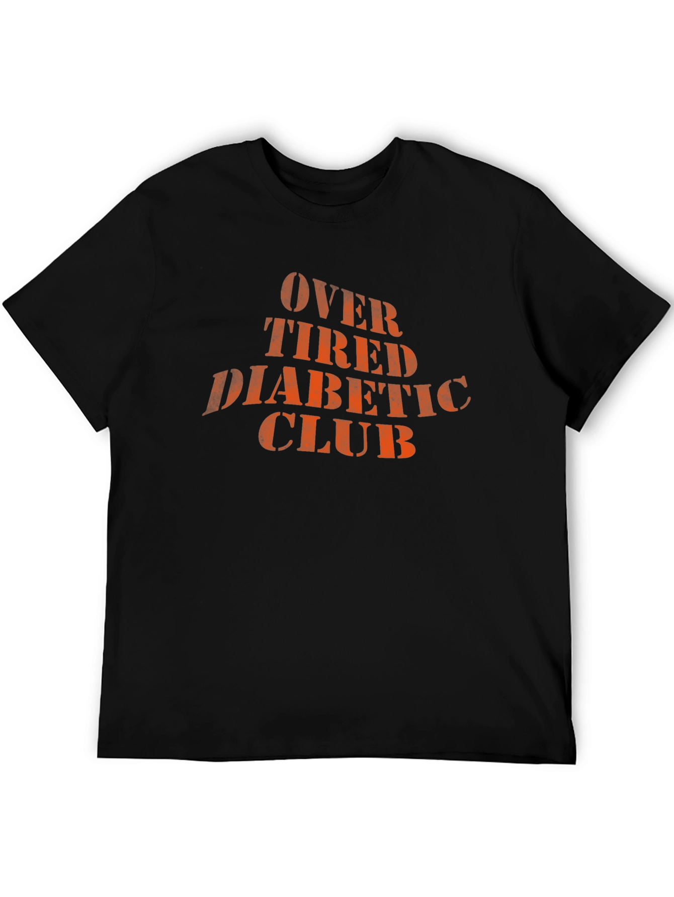 Over Tired Diabetics Club Graphic T-Shirt
