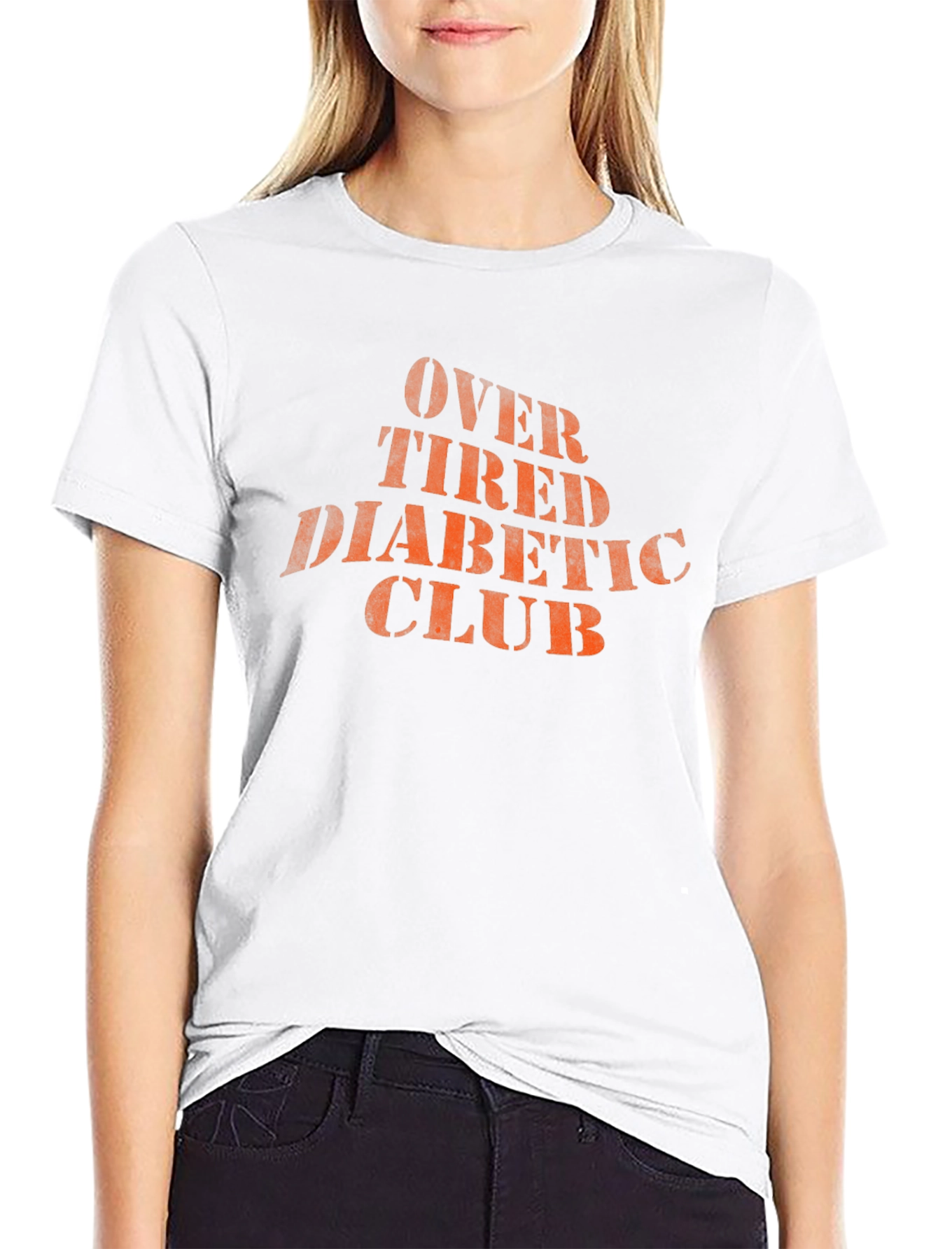 Over Tired Diabetics Club Graphic T-Shirt