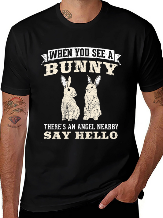 Bunny Angel Graphic Tee - Unisex