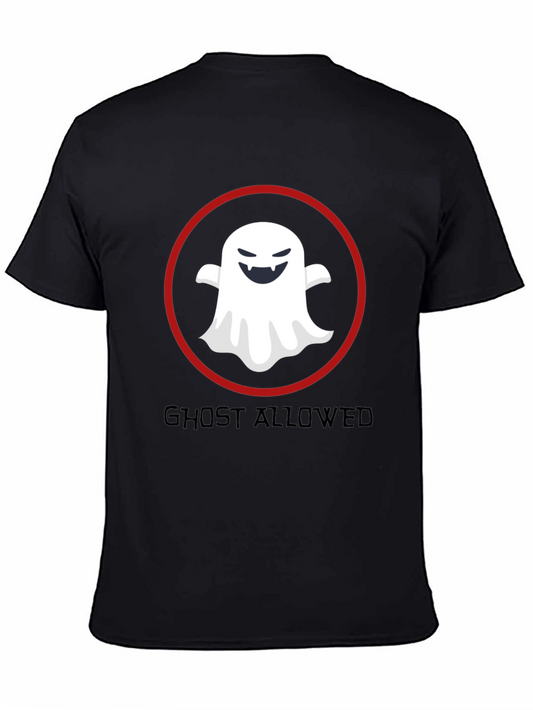 Ghost Allowed Graphic Tee - Spooky Season Apparel