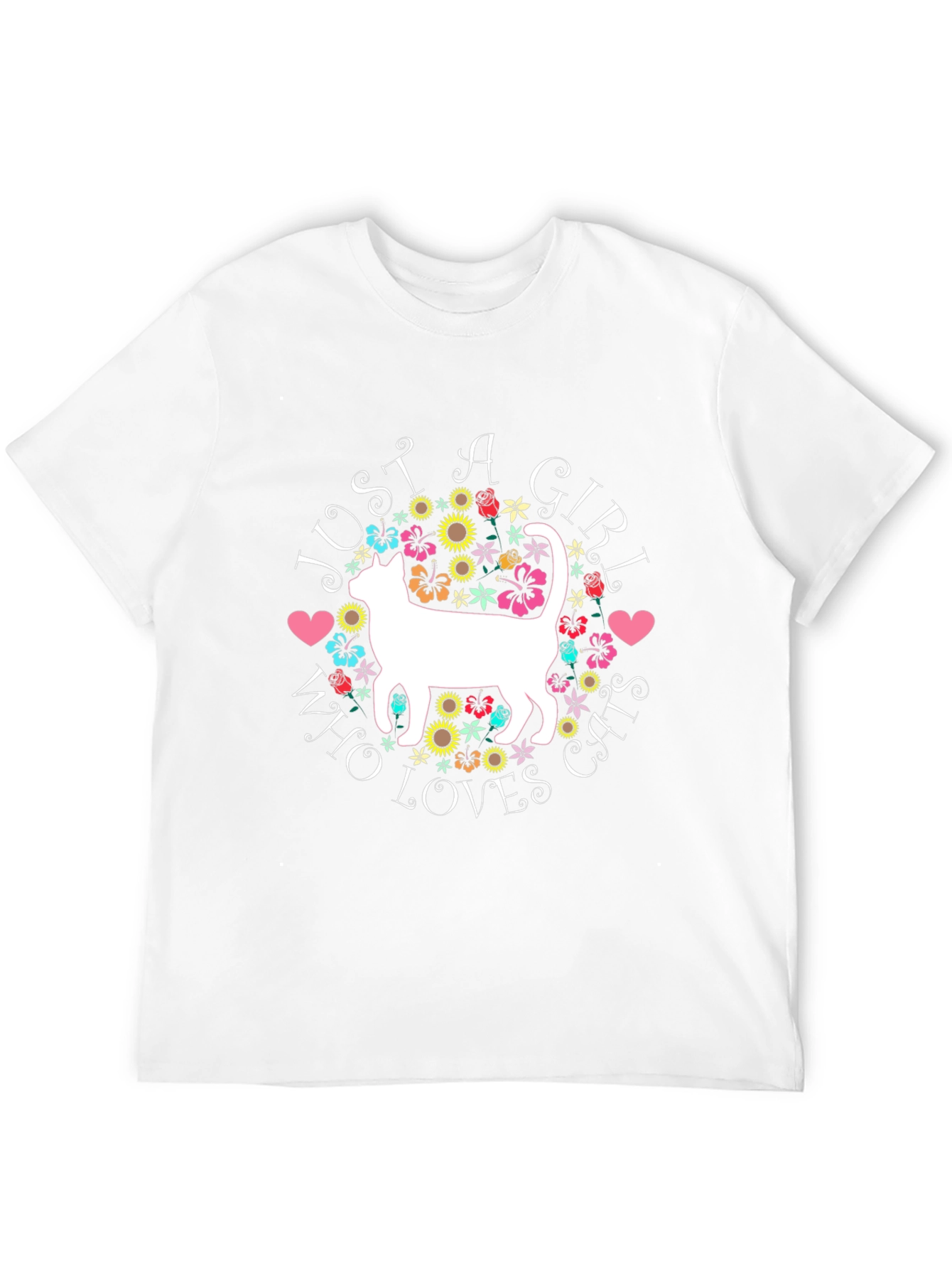 Just a Girl Who Loves Cats T-Shirt