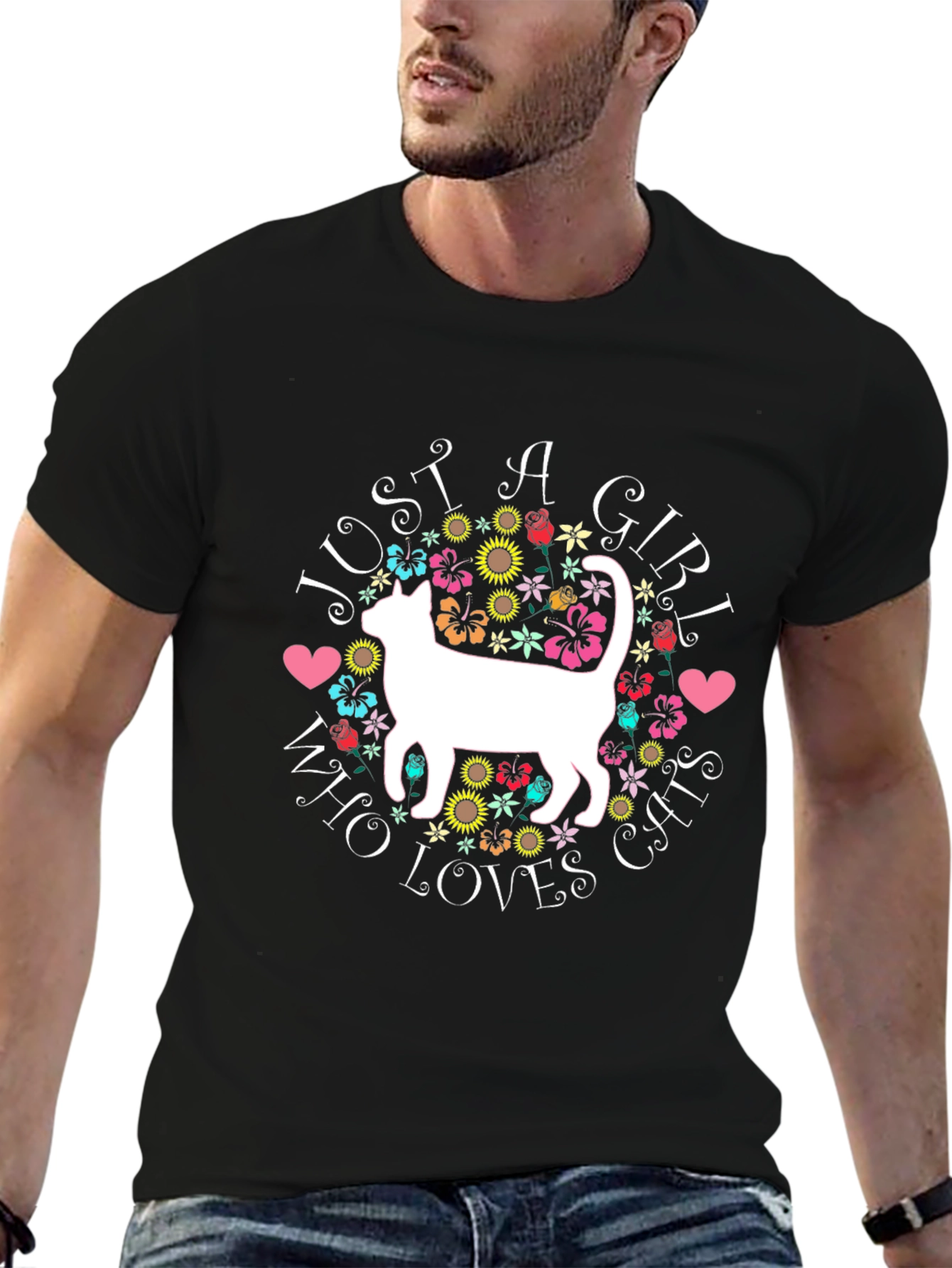 Just a Girl Who Loves Cats T-Shirt
