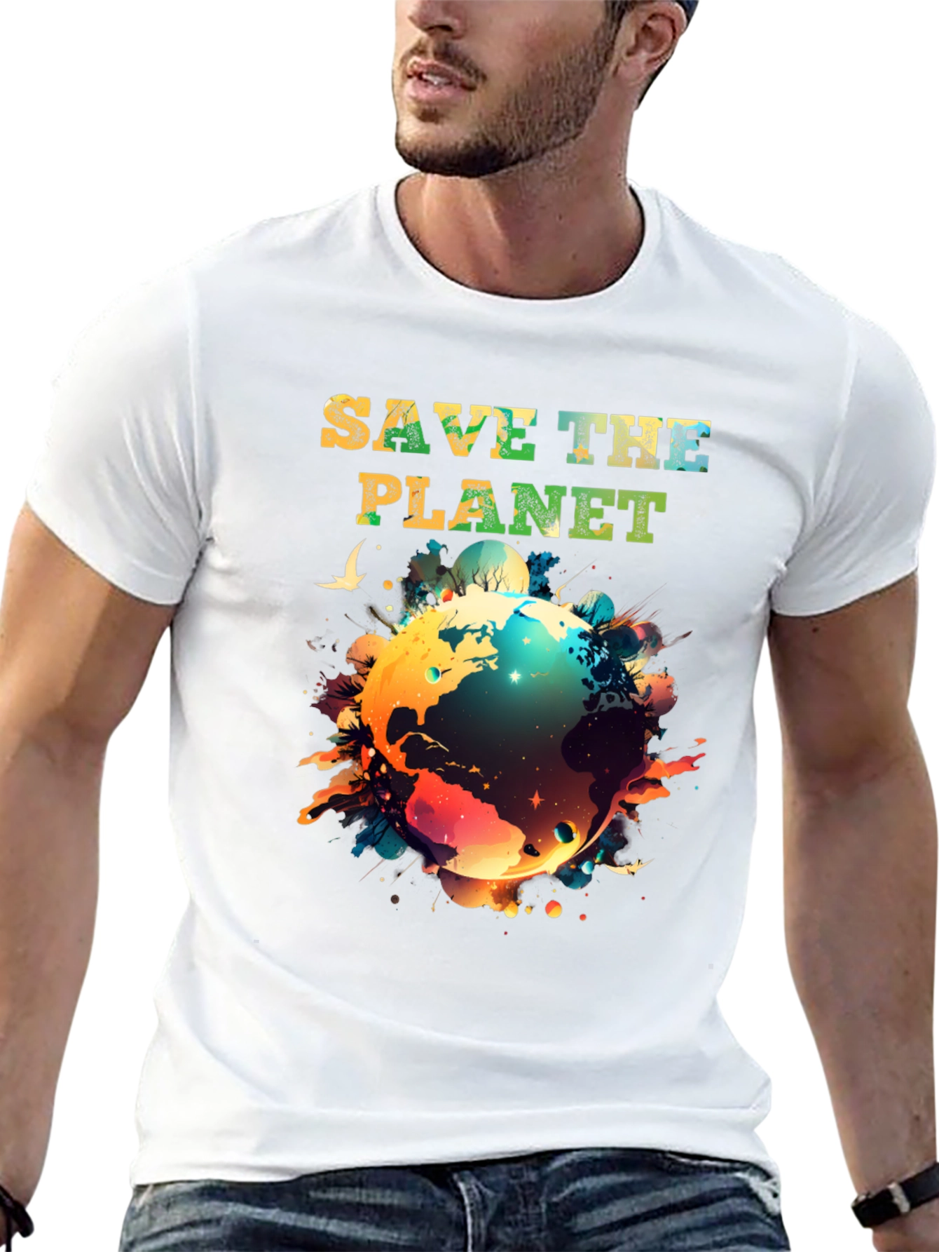 Save The Planet Graphic Tee - Earth Day T-Shirt
