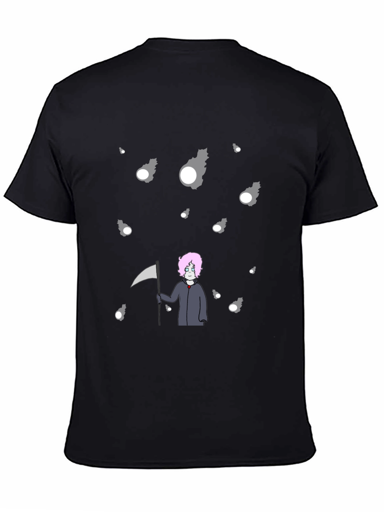 Grim Reaper Anime Tee - Stylish Dark Aesthetic T-Shirt