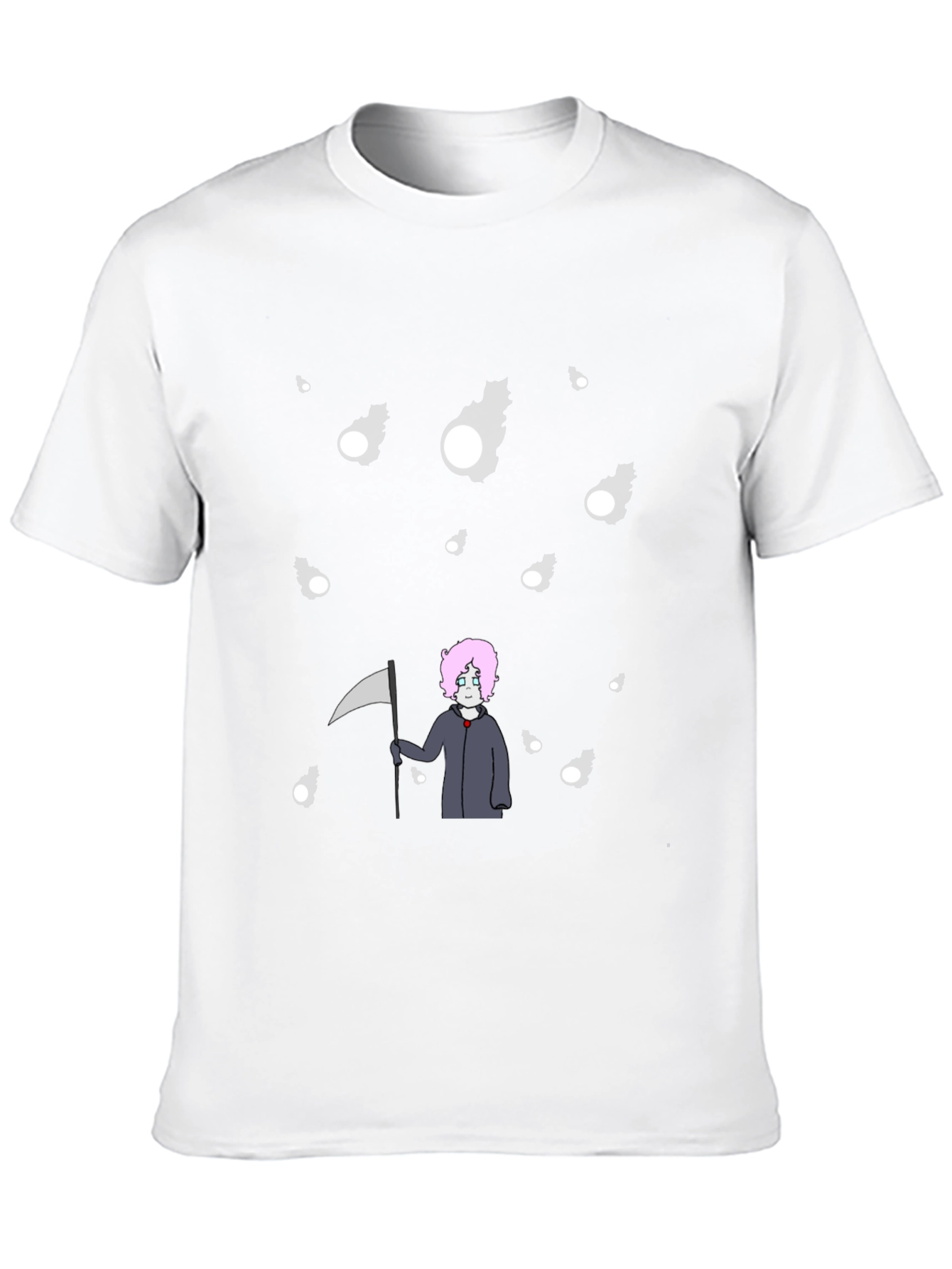 Grim Reaper Anime Tee - Stylish Dark Aesthetic T-Shirt