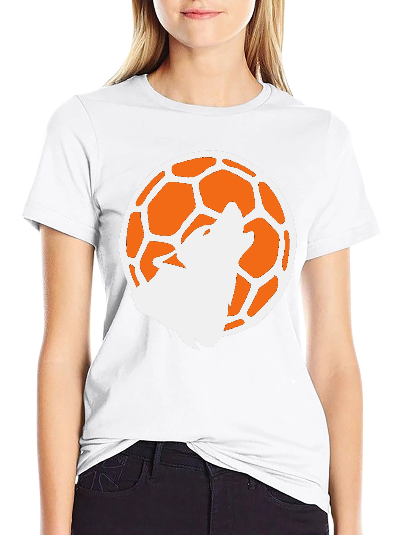 Wolf Moon Soccer Black T-Shirt