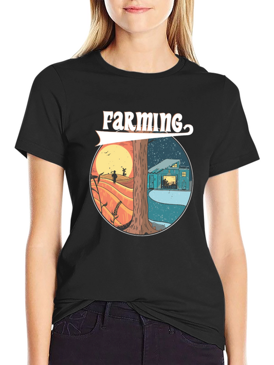 Farming Day & Night T-Shirt