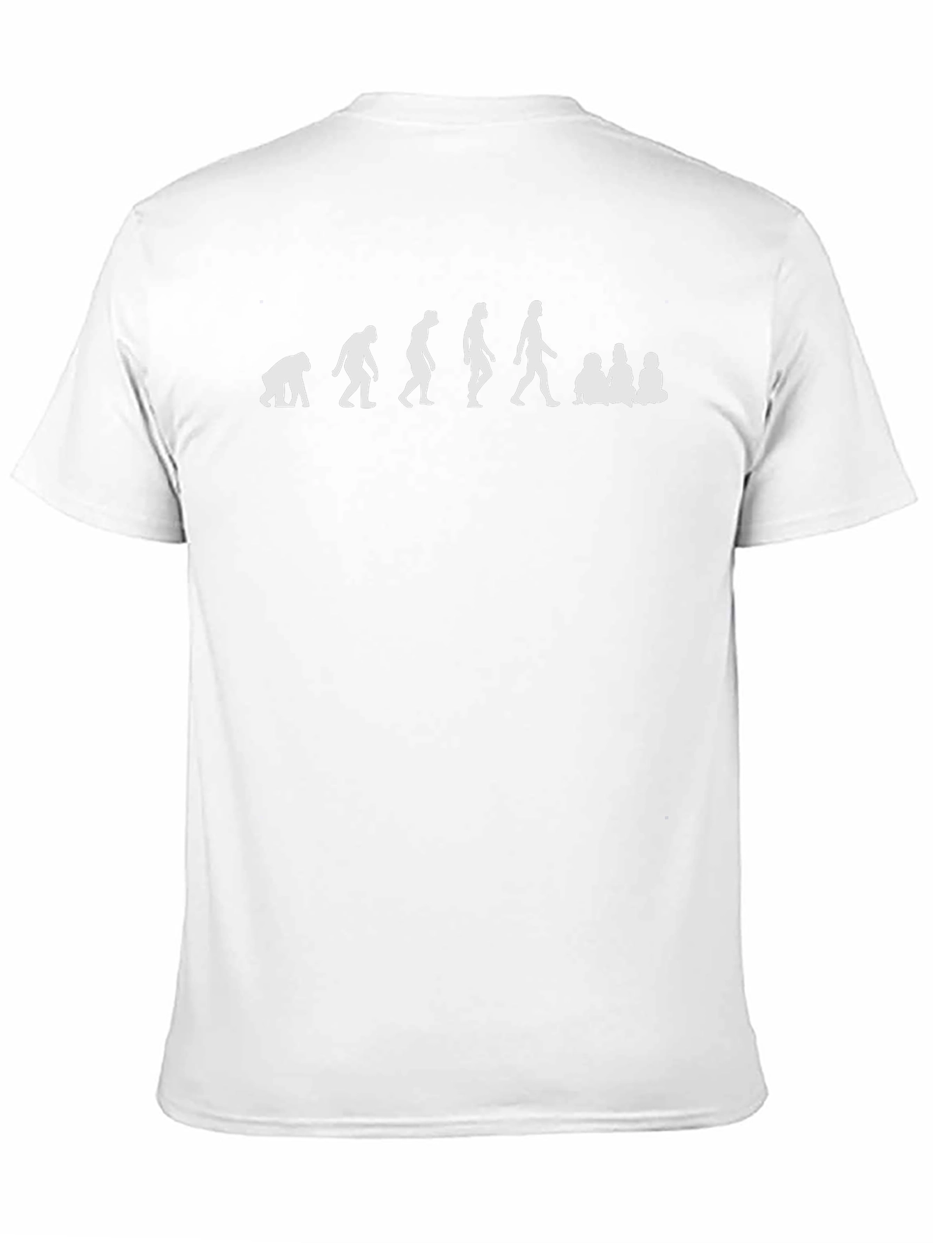 Evolution of Man & Family Black T-Shirt