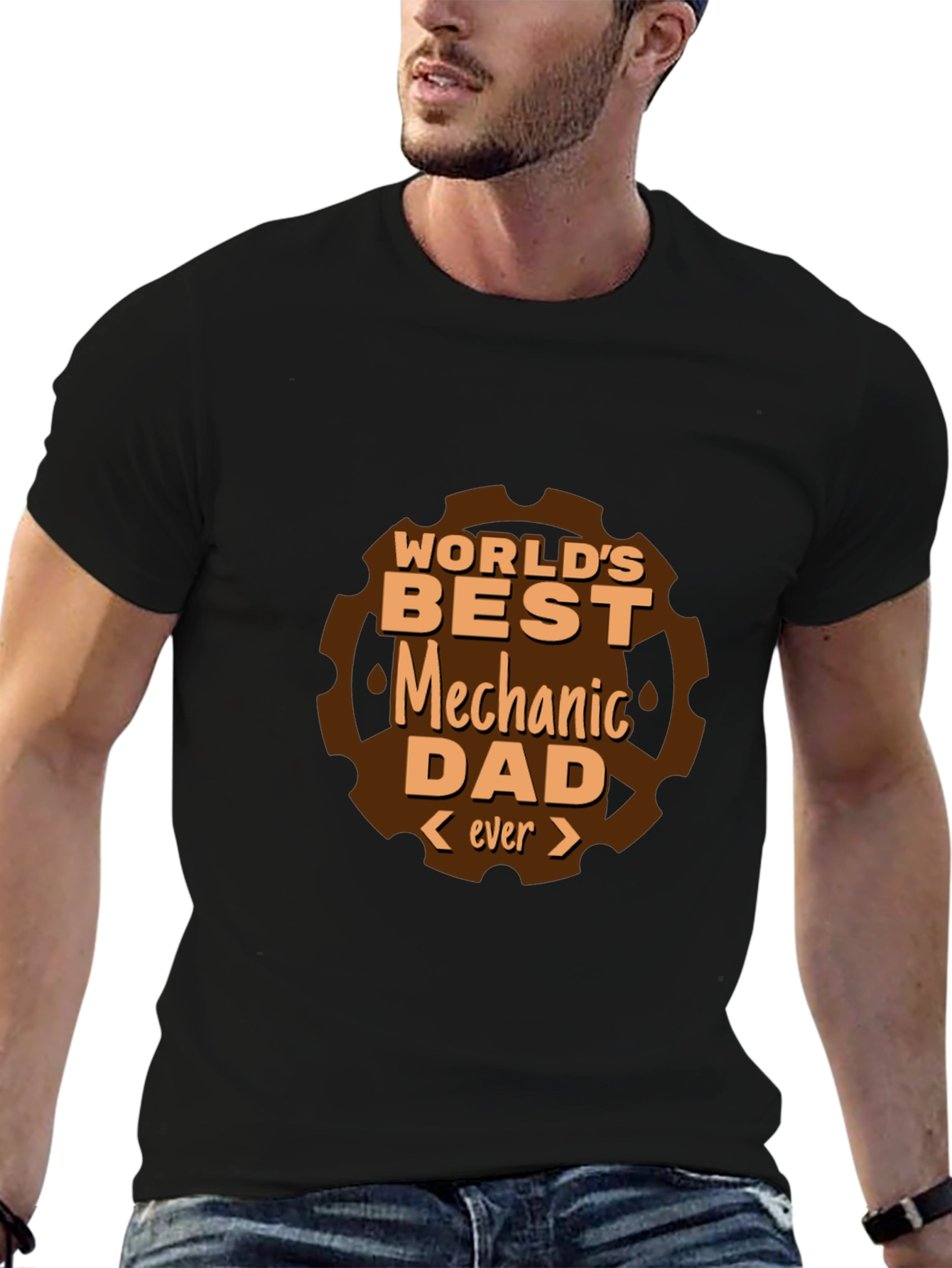 Worlds Best Mechanic Dad T-Shirt