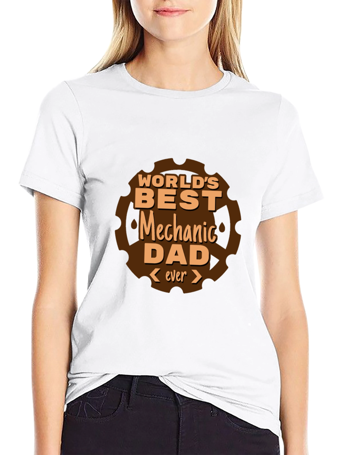 Worlds Best Mechanic Dad T-Shirt