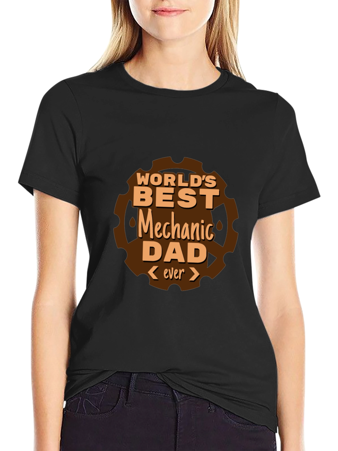 Worlds Best Mechanic Dad T-Shirt