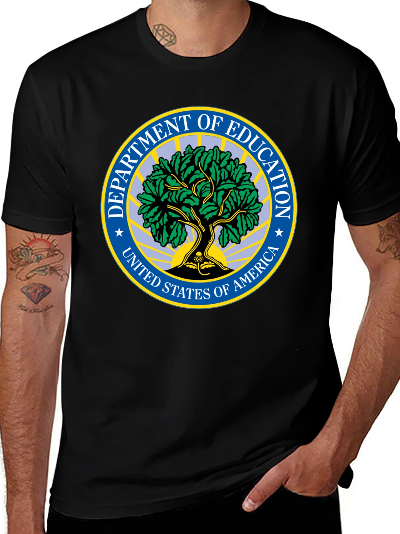 Education Dept. Black T-Shirt
