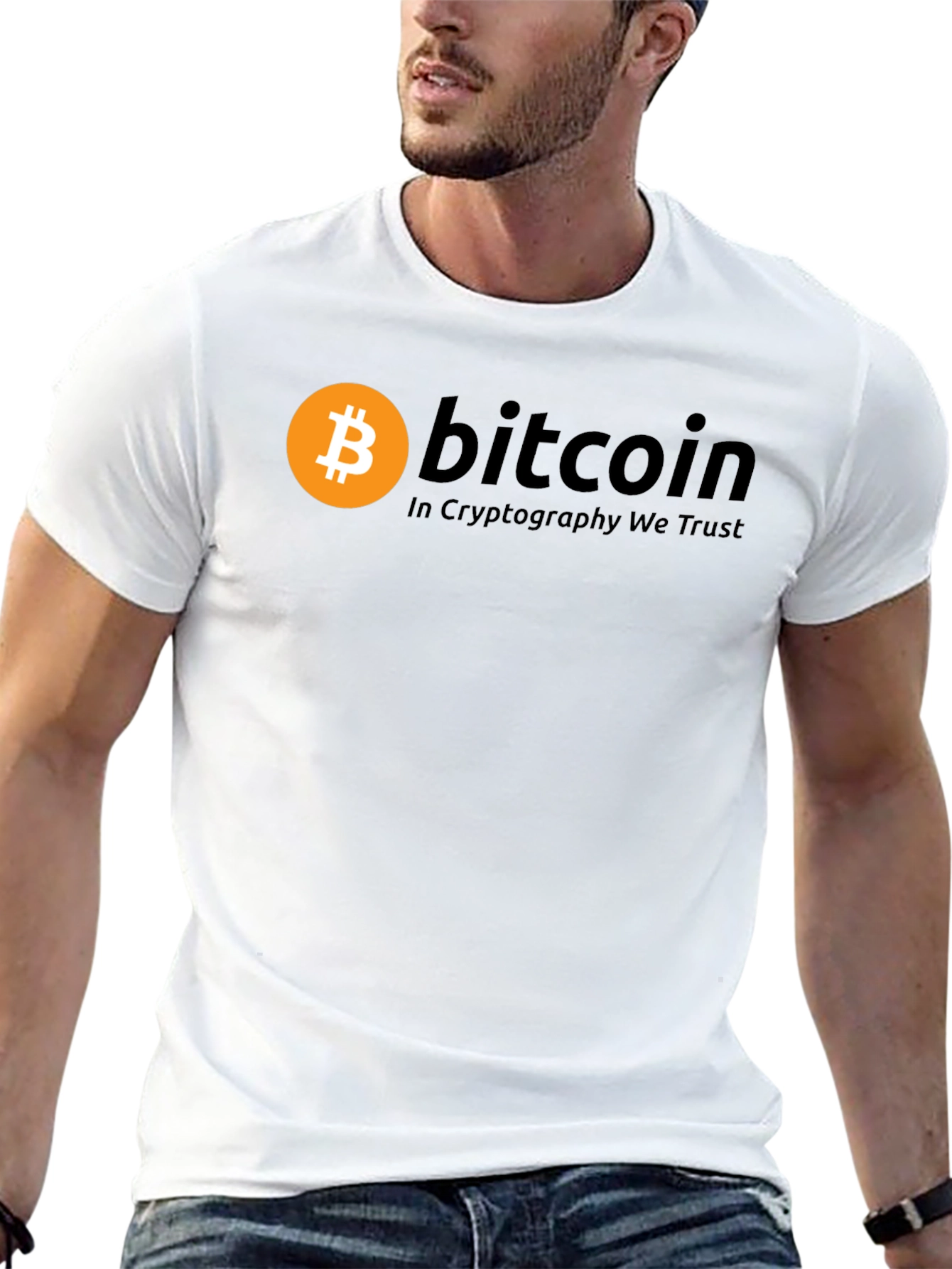 Bitcoin Crypto T-Shirt - In Cryptography We Trust
