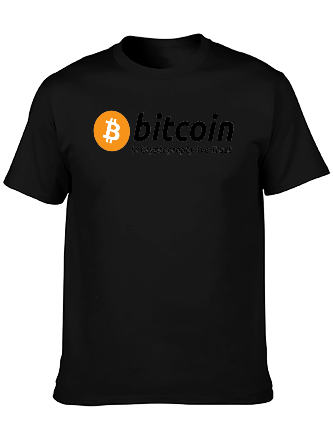 Bitcoin Crypto T-Shirt - In Cryptography We Trust