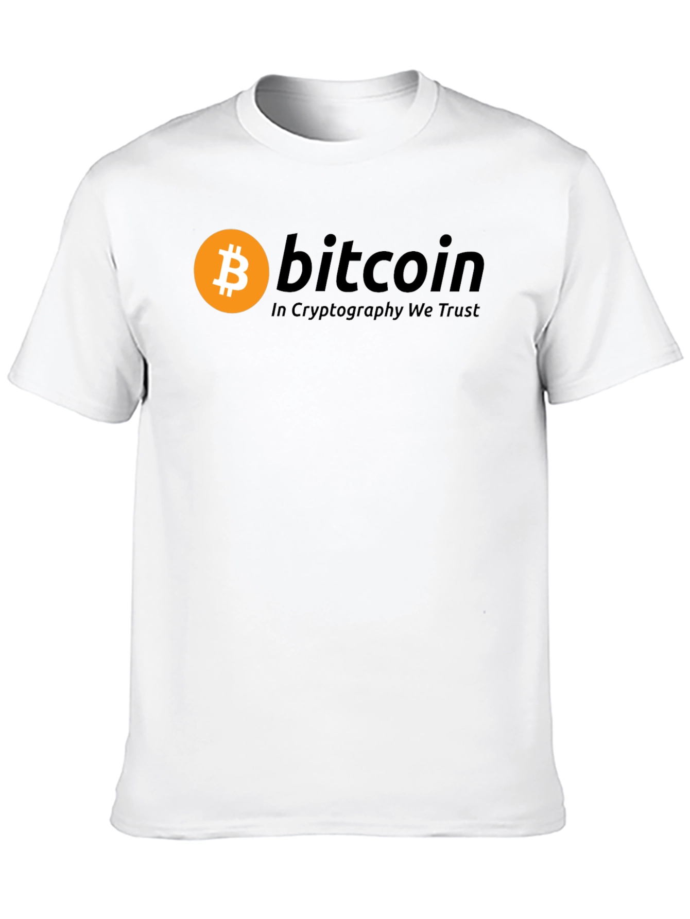 Bitcoin Crypto T-Shirt - In Cryptography We Trust