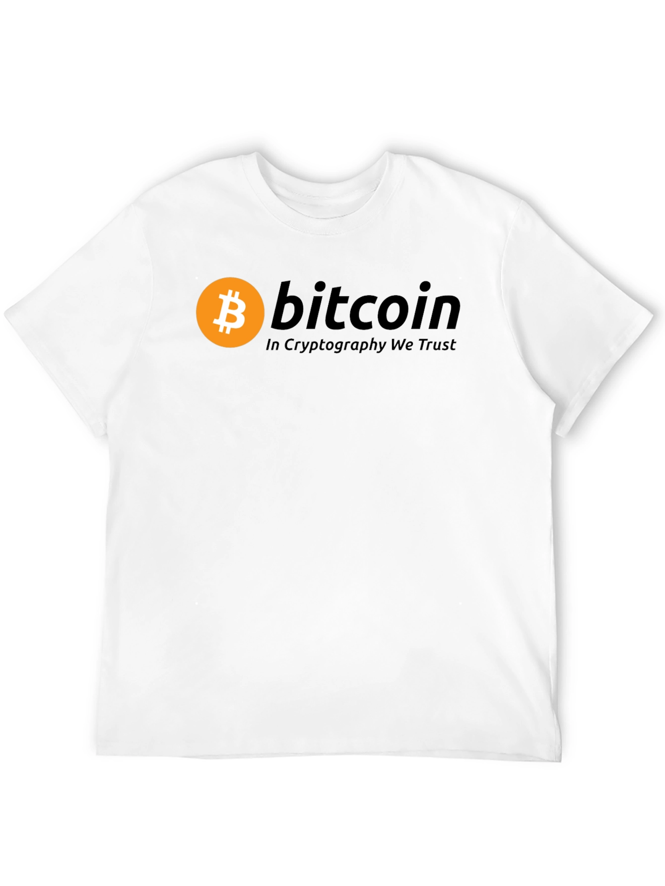 Bitcoin Crypto T-Shirt - In Cryptography We Trust