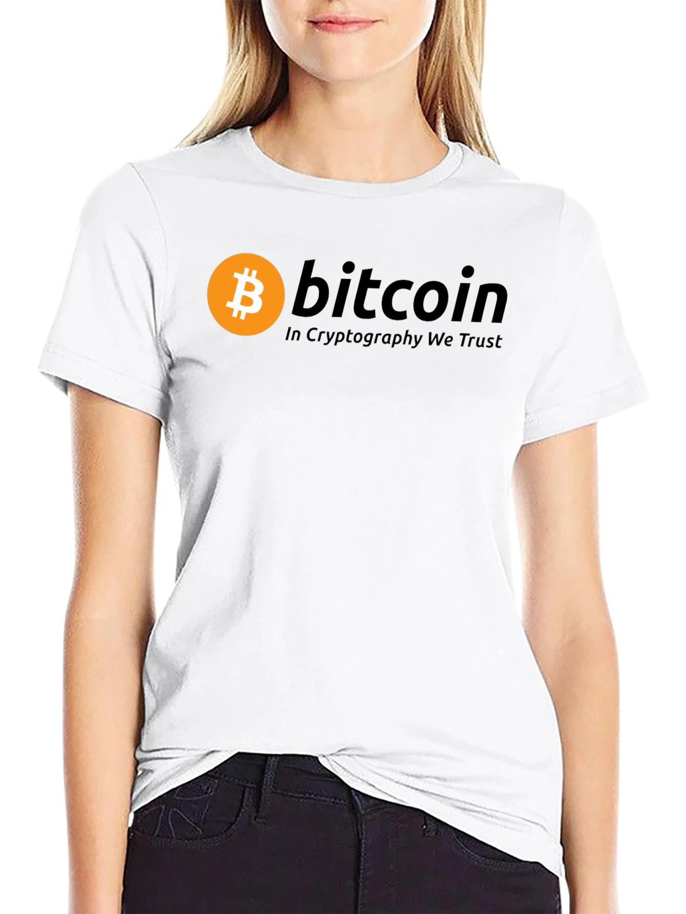 Bitcoin Crypto T-Shirt - In Cryptography We Trust
