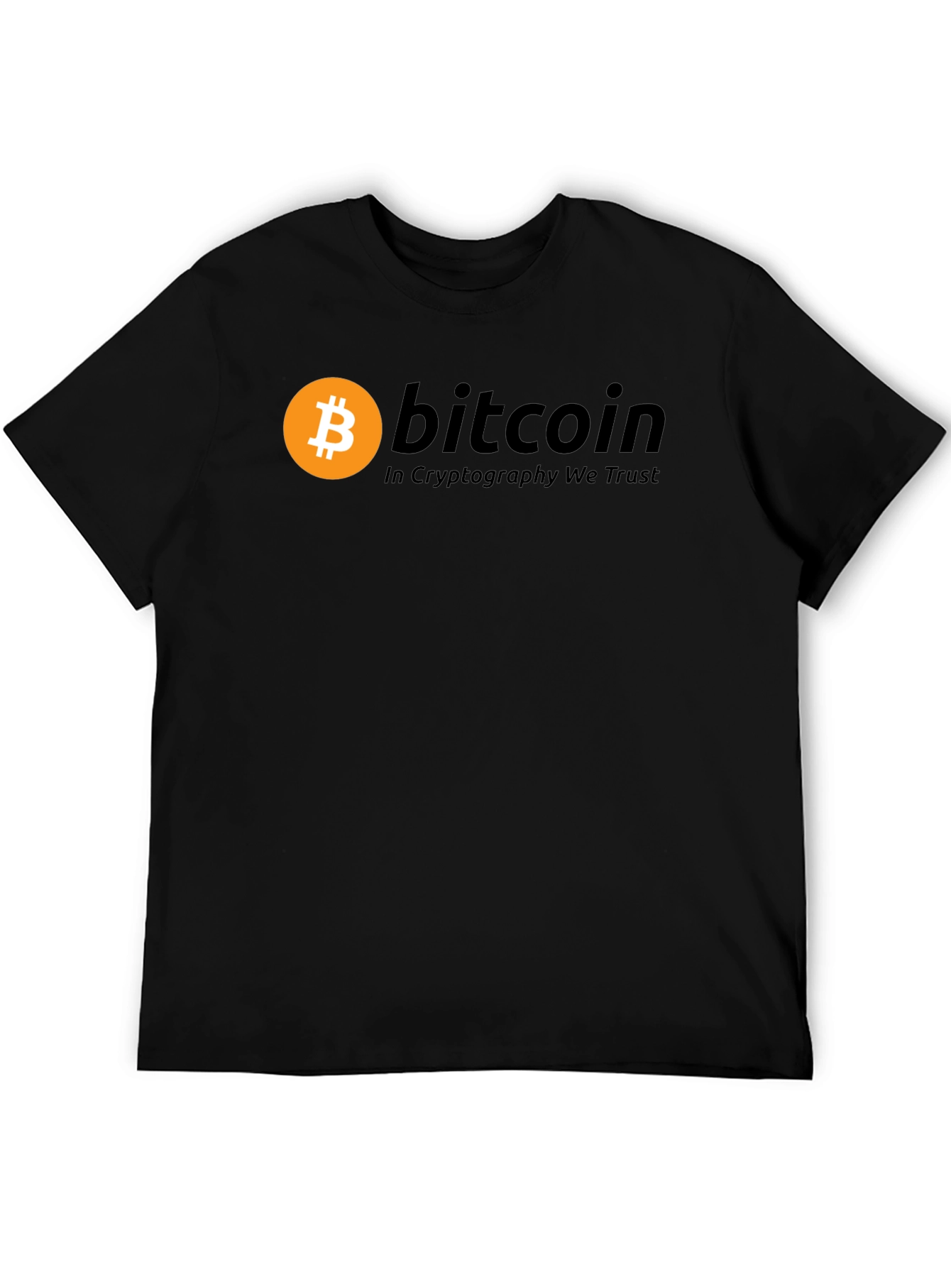 Bitcoin Crypto T-Shirt - In Cryptography We Trust