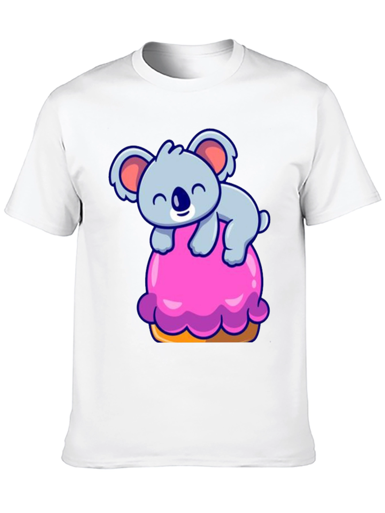 Koala on Cupcake Graphic Tee - Cute & Comfy