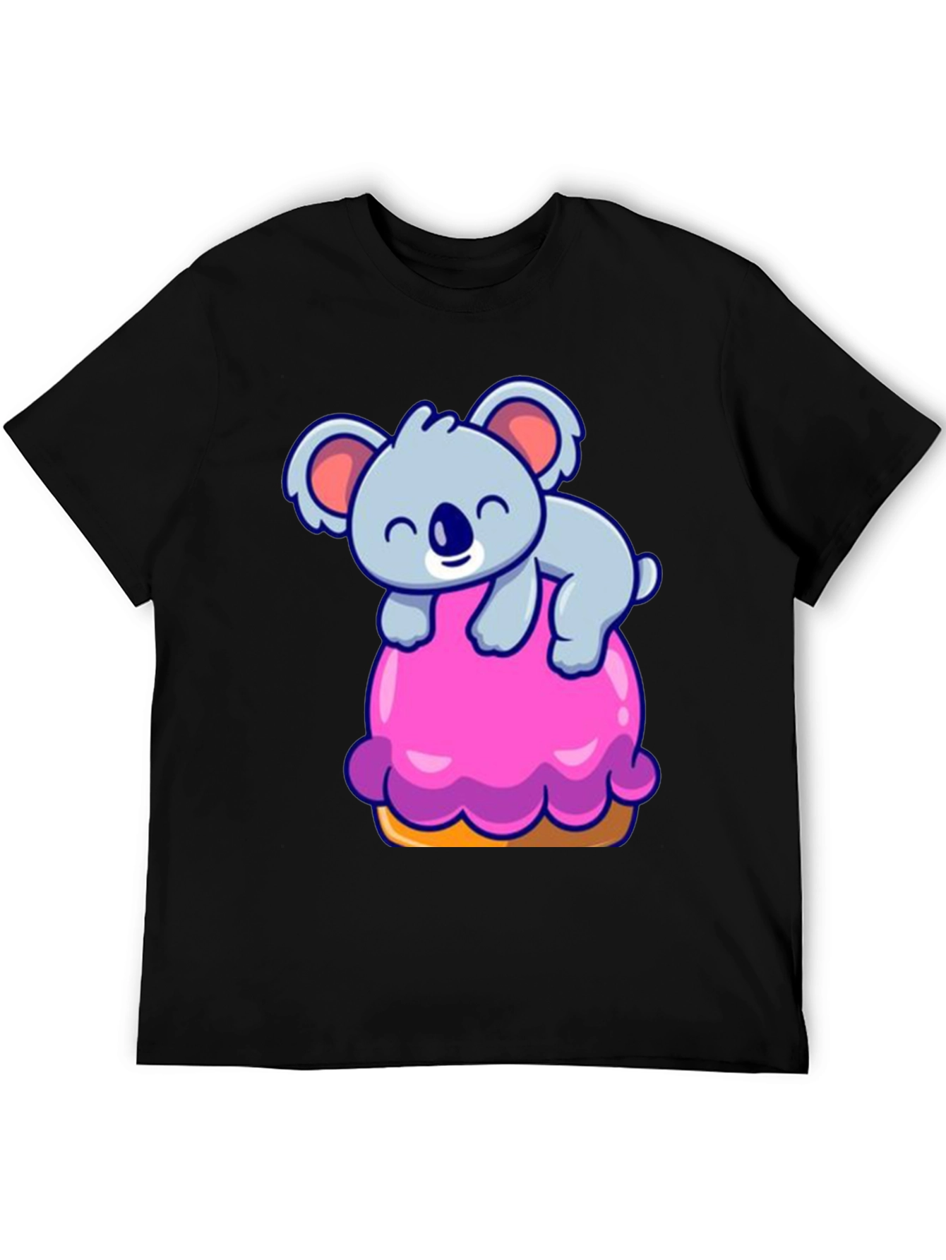 Koala on Cupcake Graphic Tee - Cute & Comfy