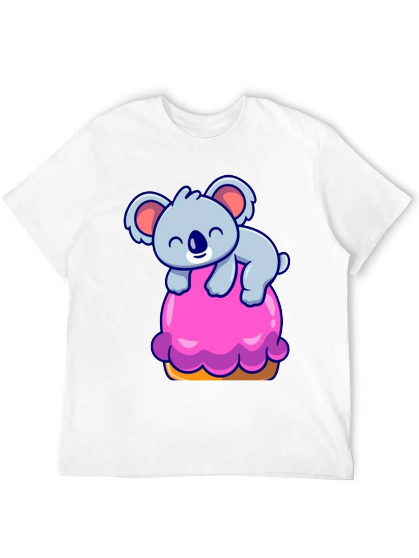 Koala on Cupcake Graphic Tee - Cute & Comfy