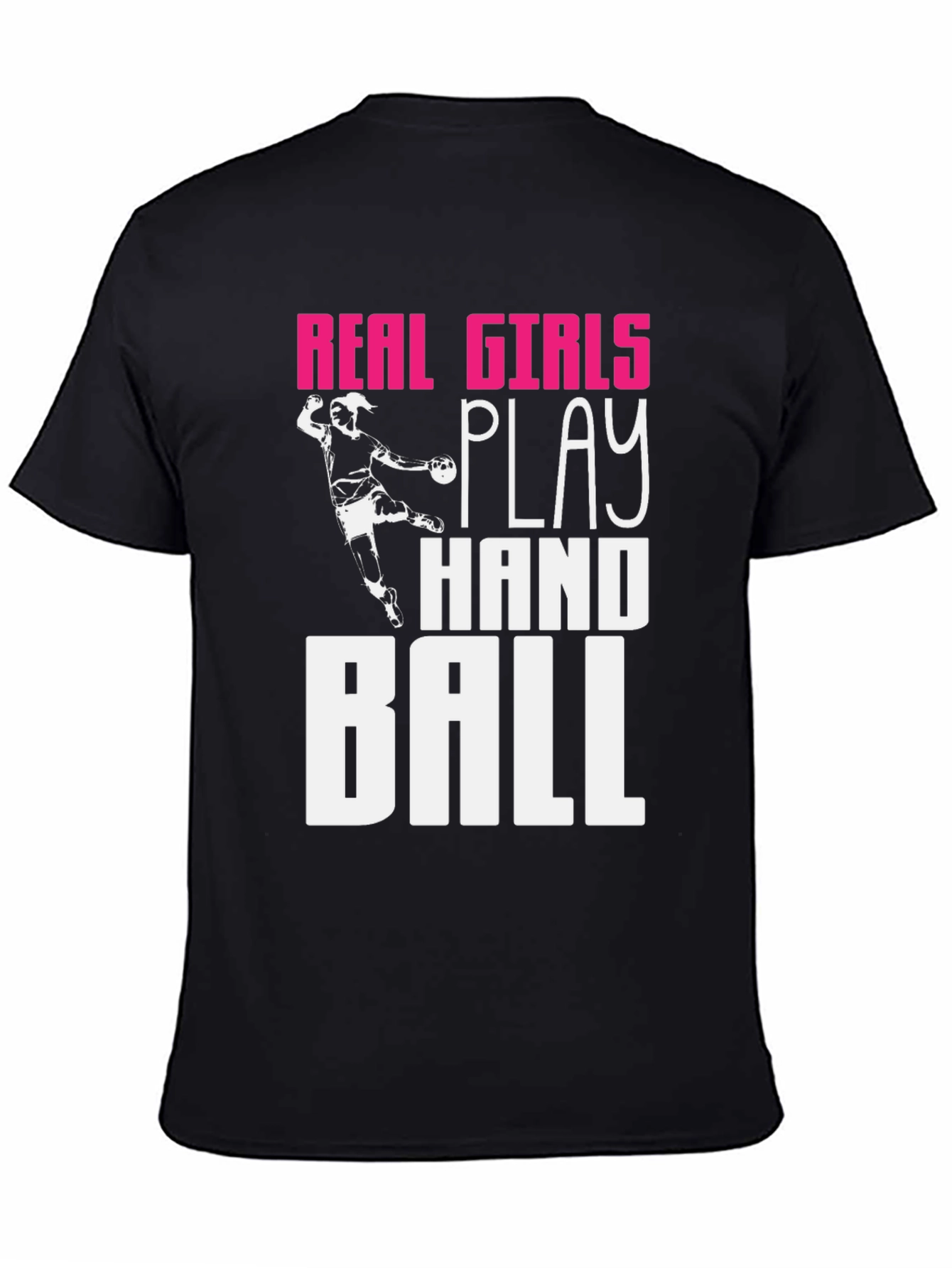 Real Girls Play Handball T-Shirt Graphic Tee