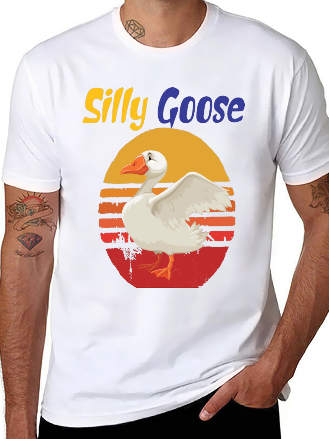 Silly Goose Retro Graphic T-Shirt