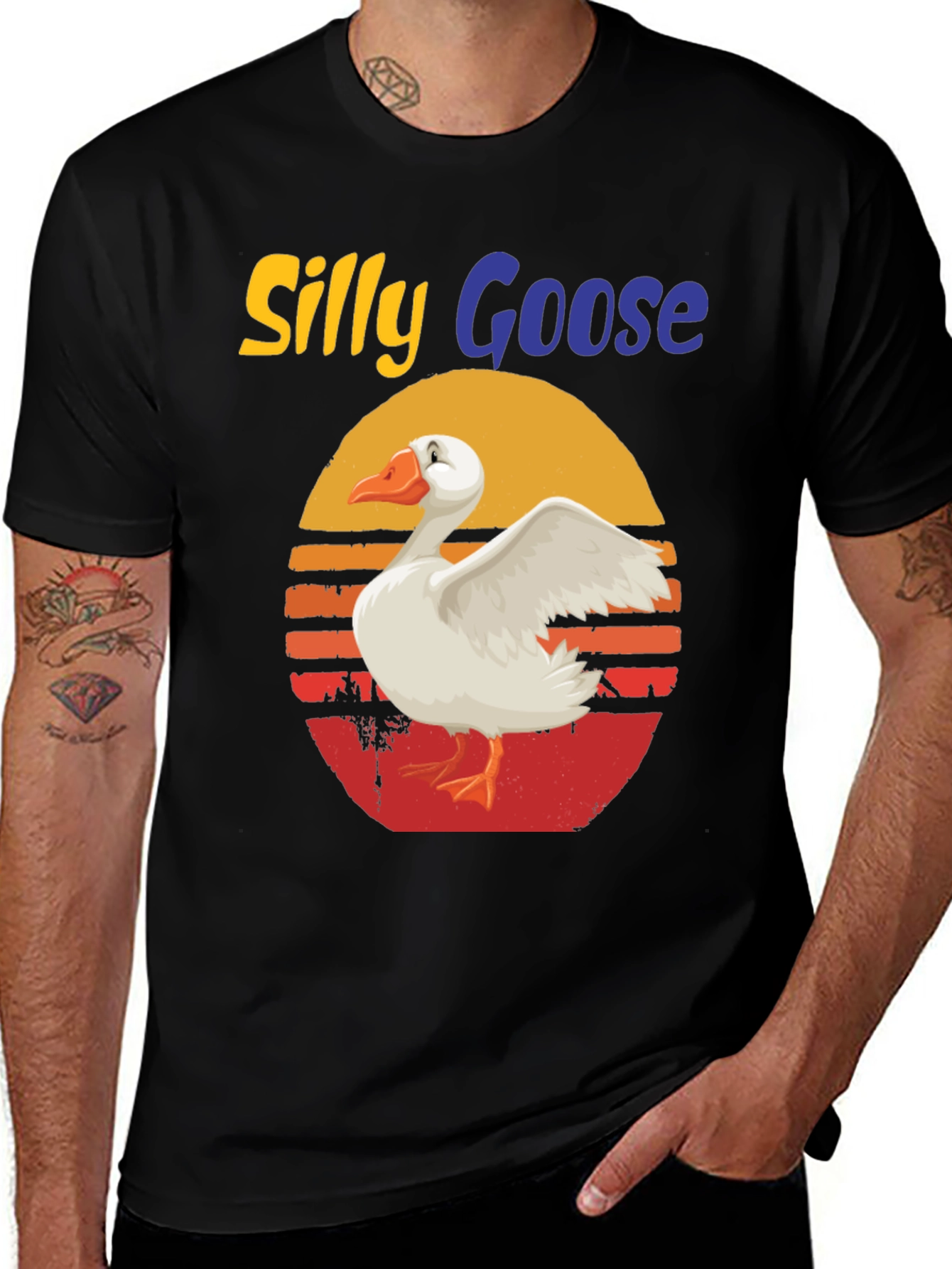Silly Goose Retro Graphic T-Shirt