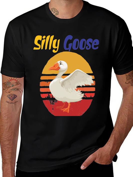 Silly Goose Retro Graphic T-Shirt