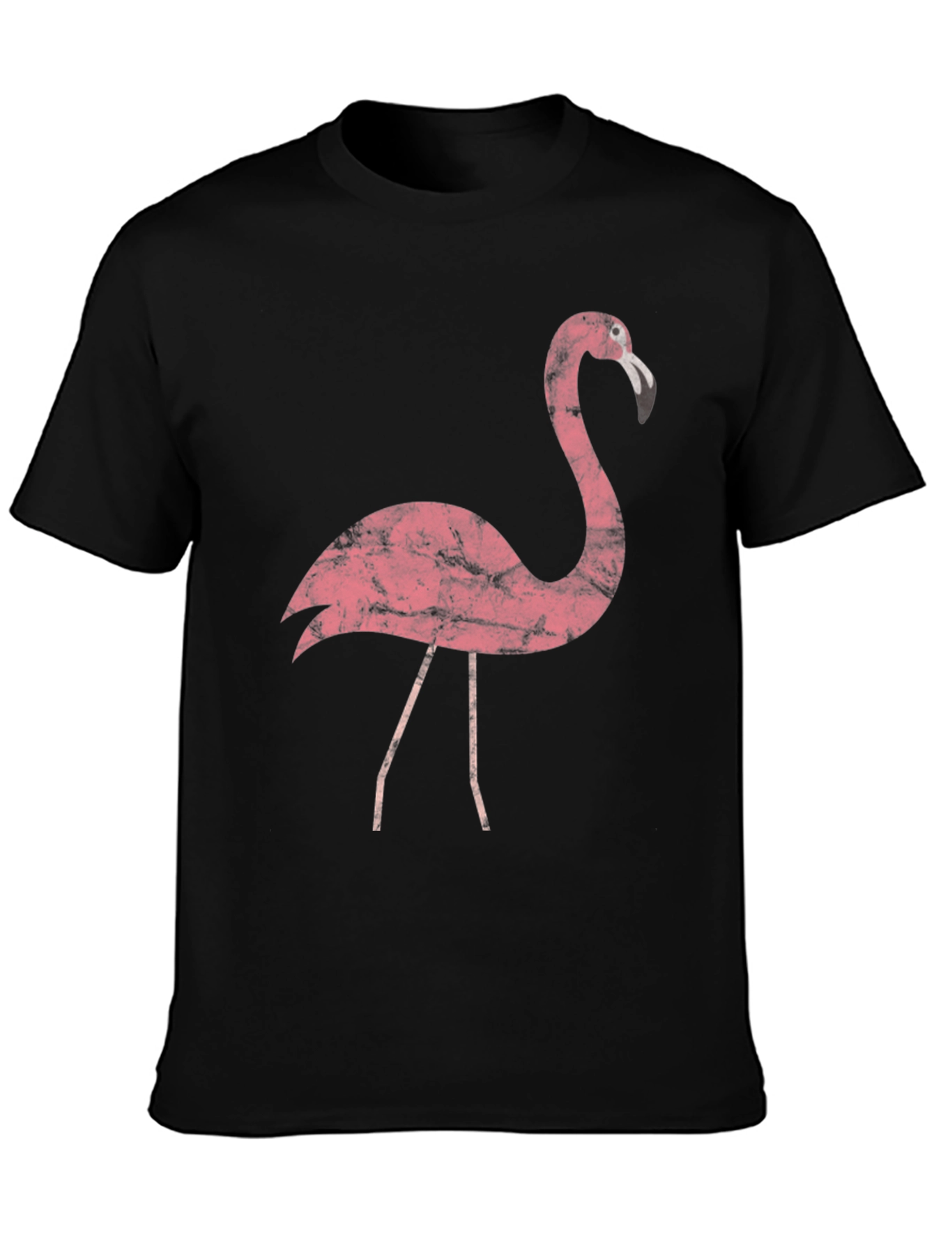 Pink Flamingo Graphic Tee - Trendy Casual Top