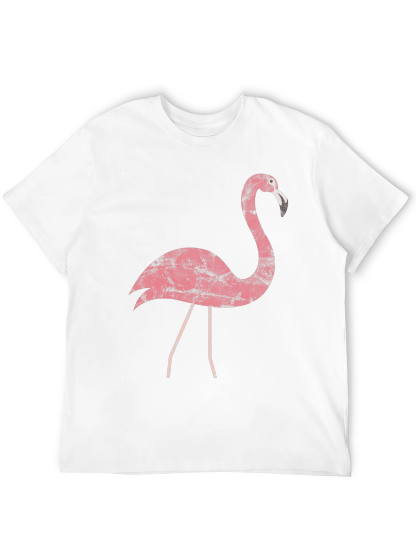 Pink Flamingo Graphic Tee - Trendy Casual Top