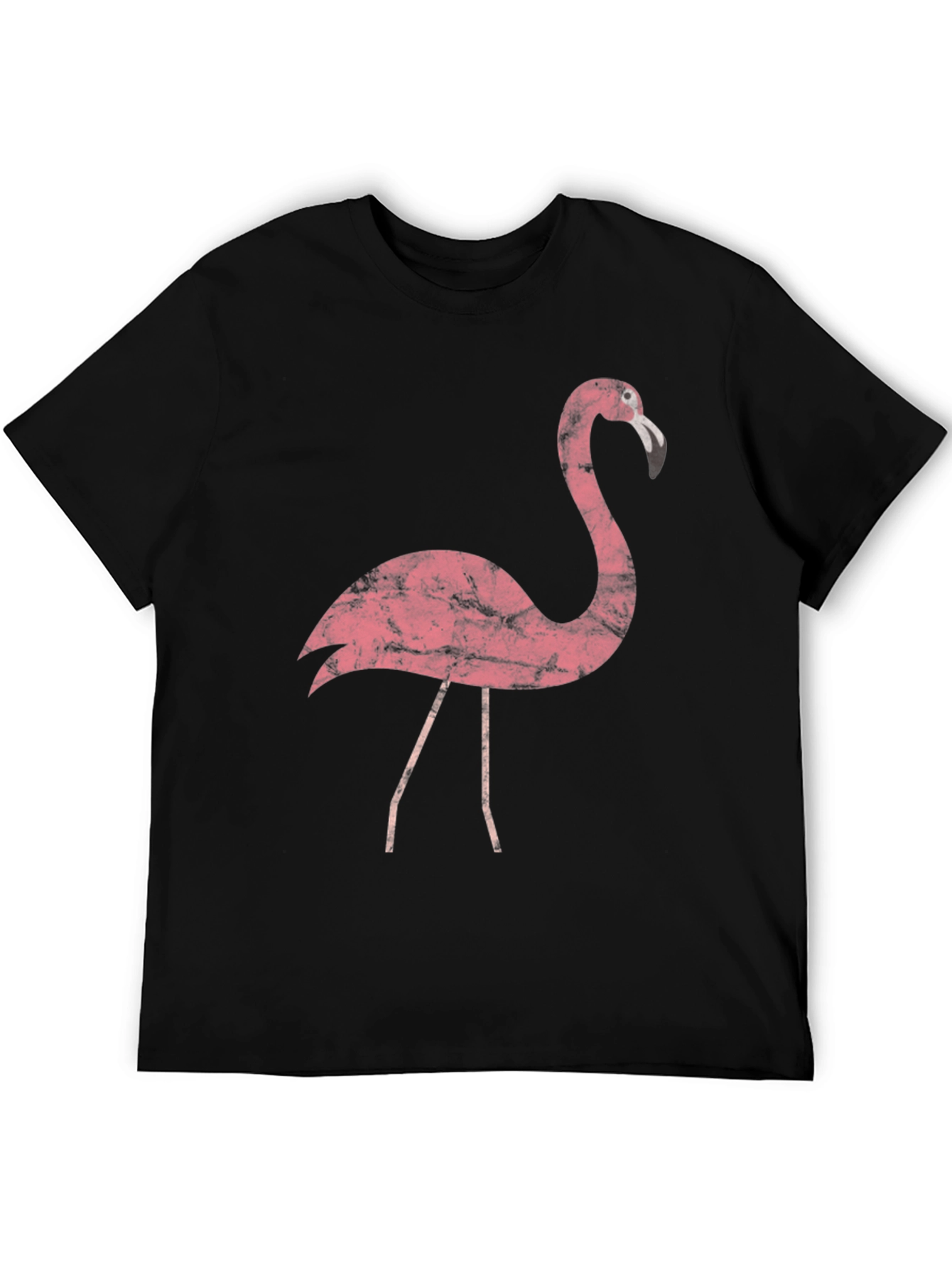 Pink Flamingo Graphic Tee - Trendy Casual Top